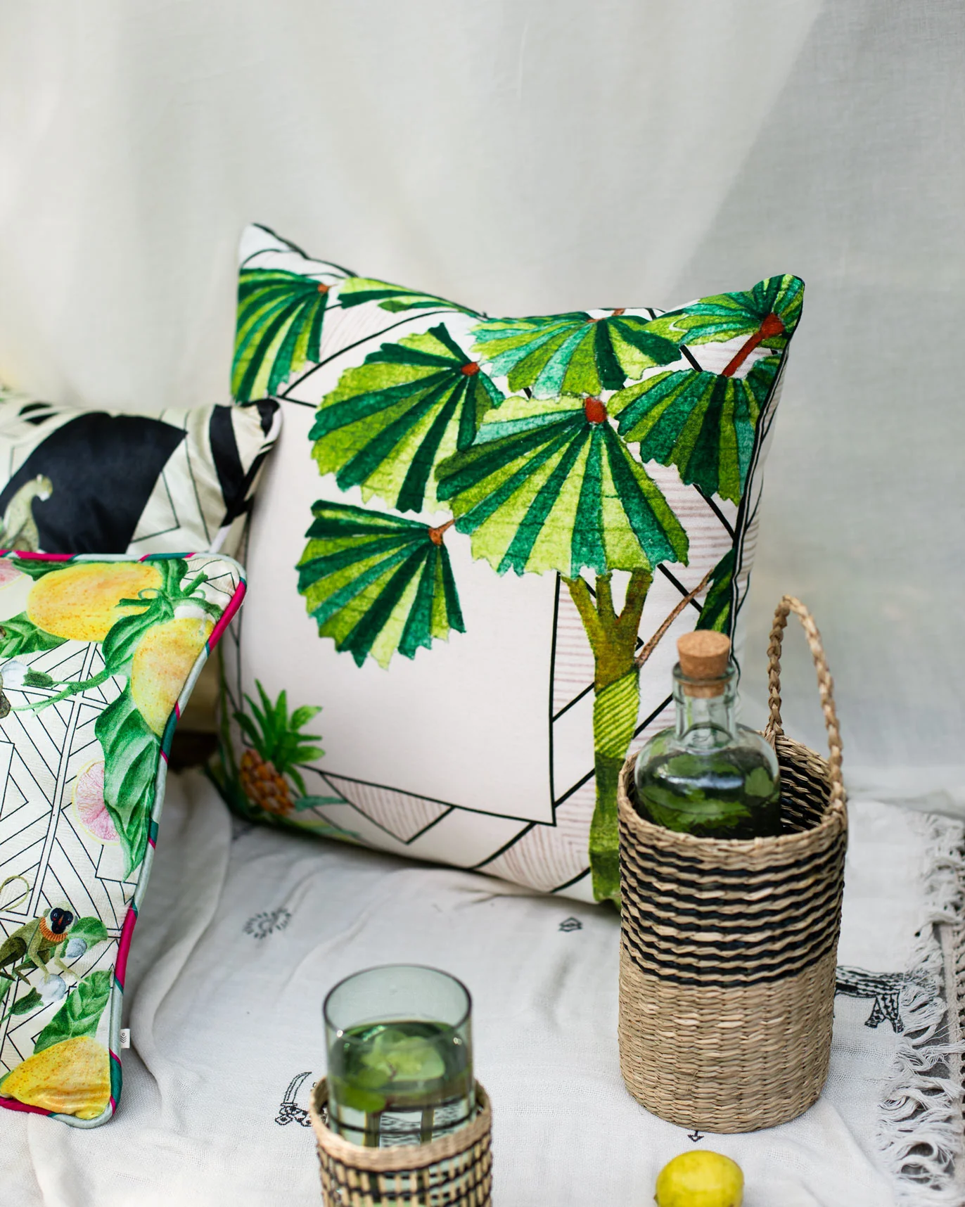 Erta Cushion Cover - Ivory - Image 2