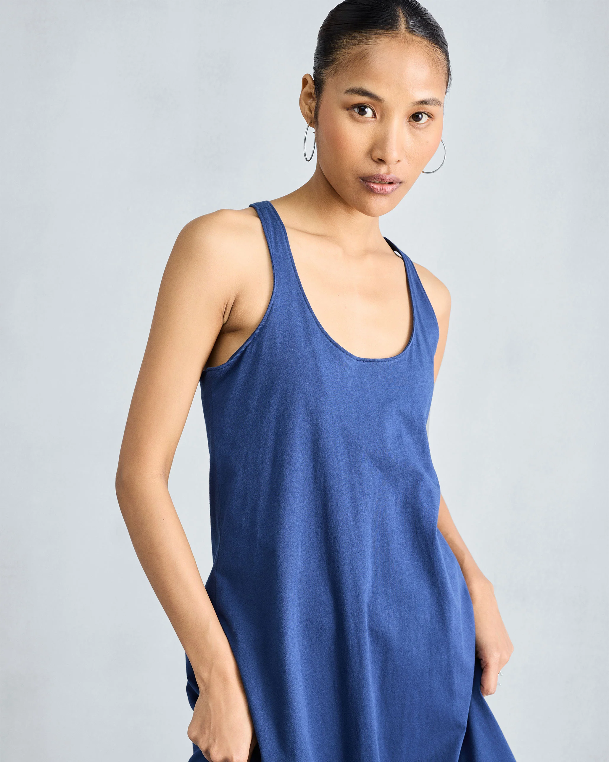 Esther Dress - Navy - Image 3
