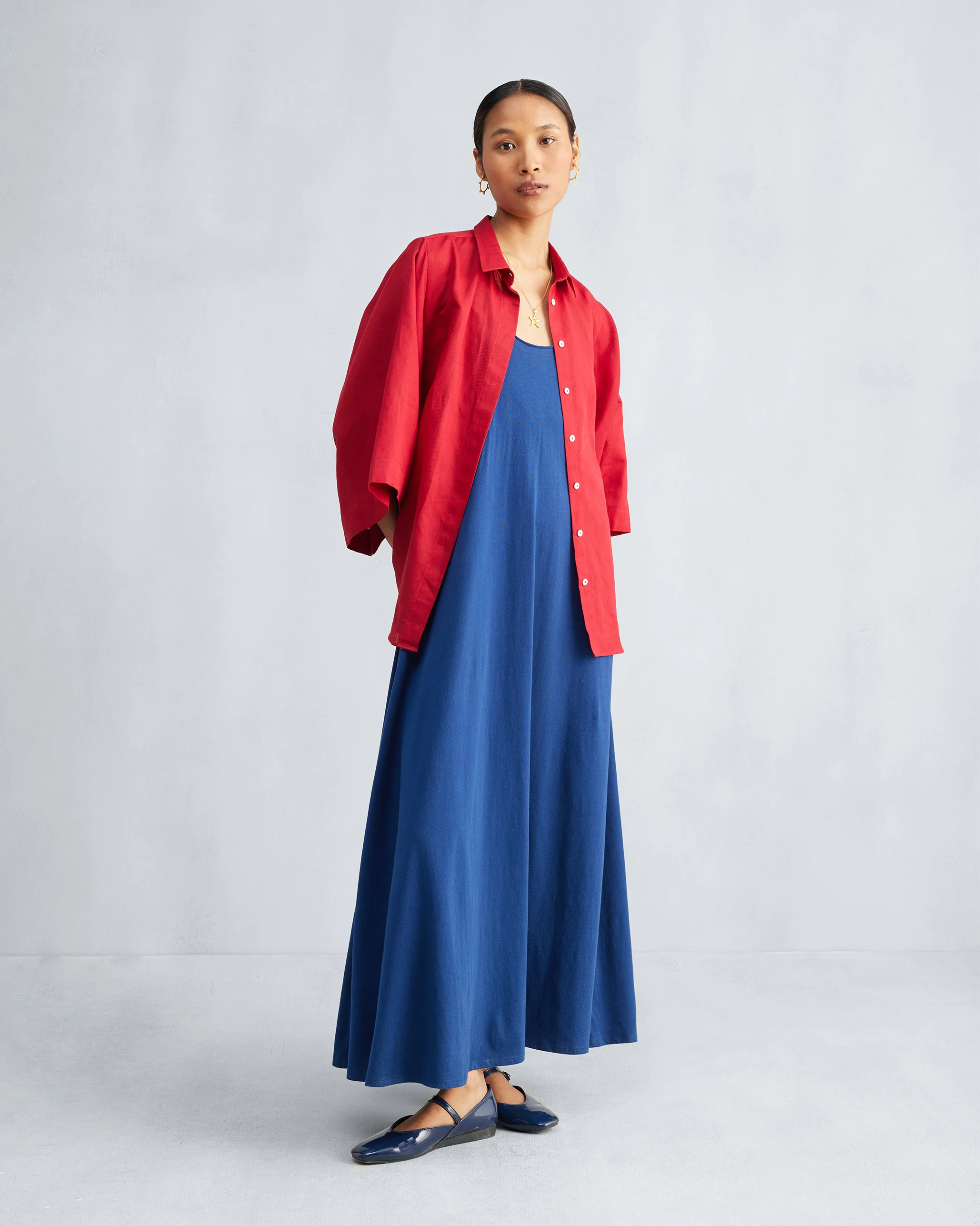 Esther Dress - Navy - Image 7