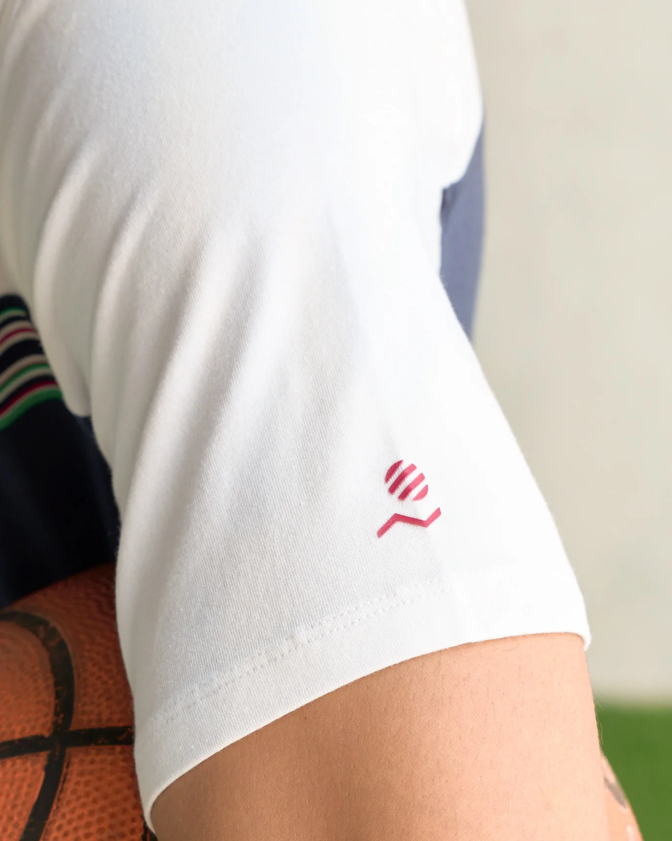 Everyday Crew Neck T-shirt - Navy & White - Image 3