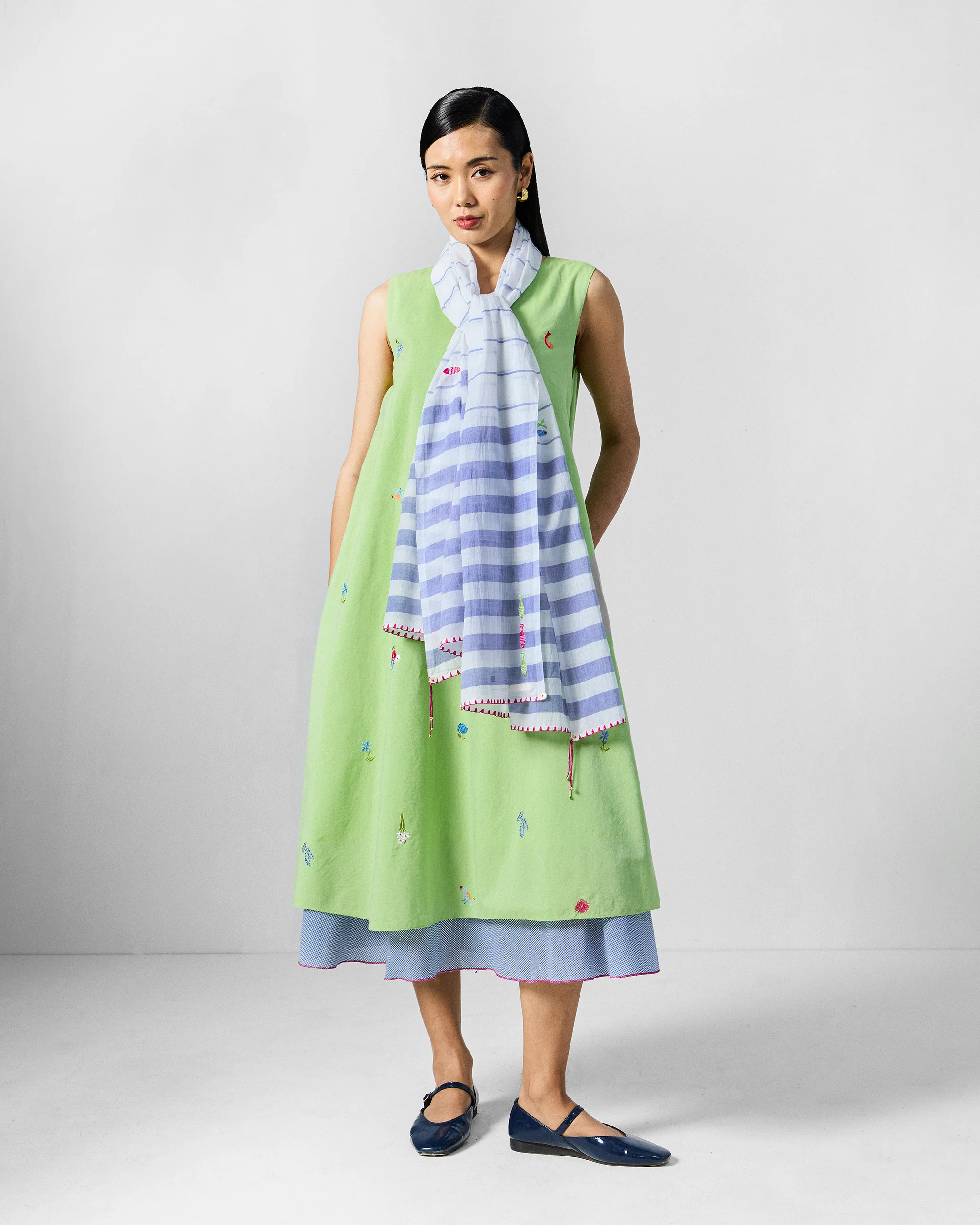 Ezra Dress - Multicolour Printed - Image 8