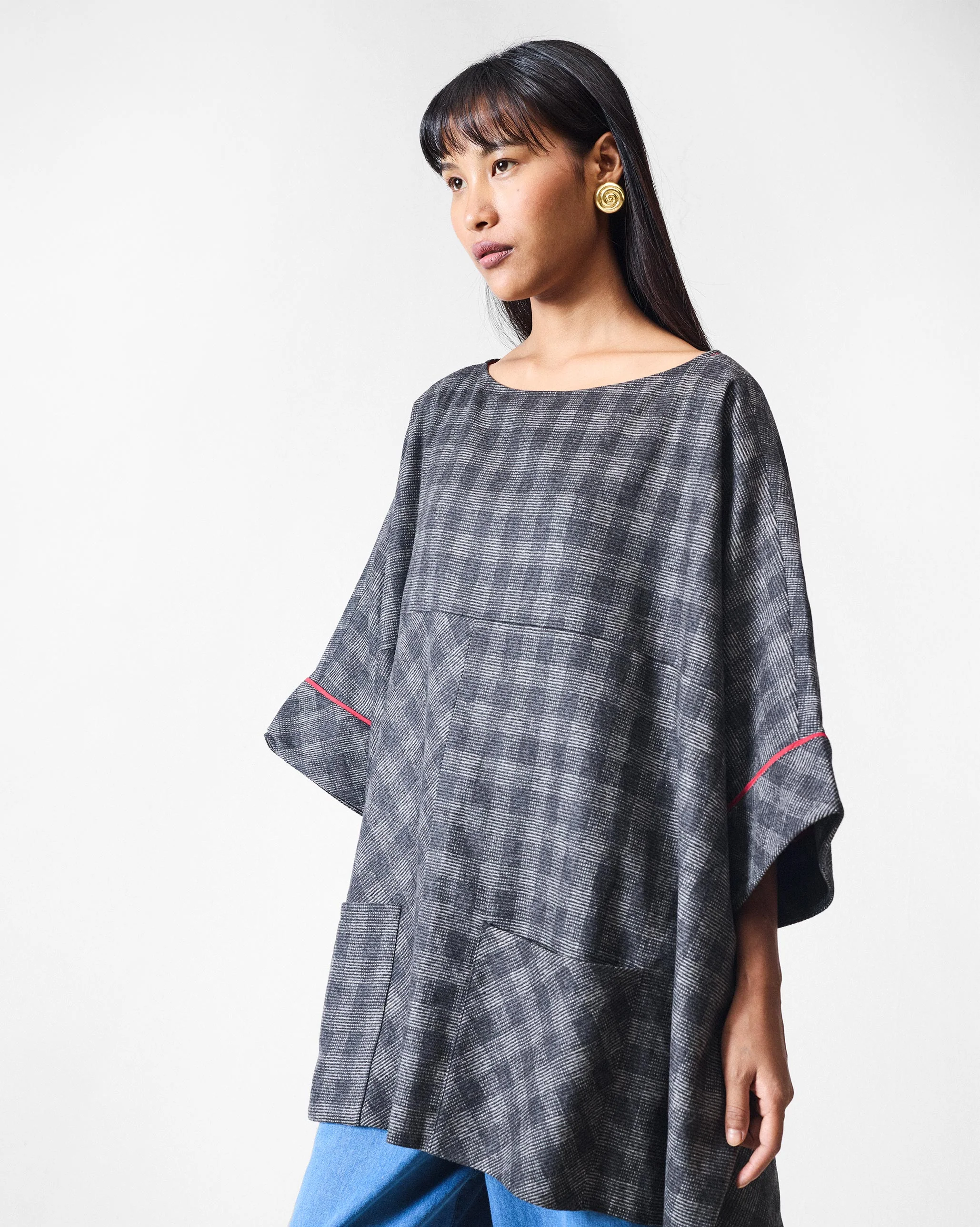 Fable Top - Black & Charcoal - Image 2