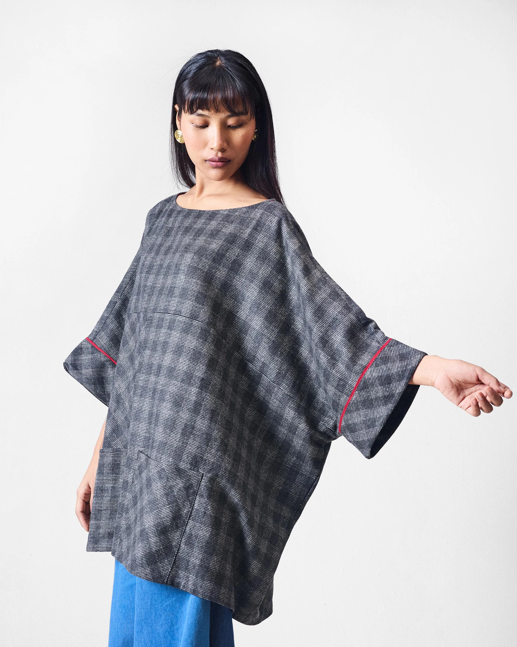 Fable Top - Black & Charcoal - Image 9