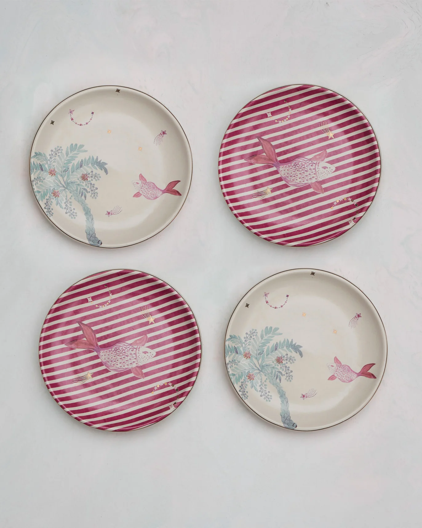 Fantasy Tea Plates (Set of 4) - Image 7