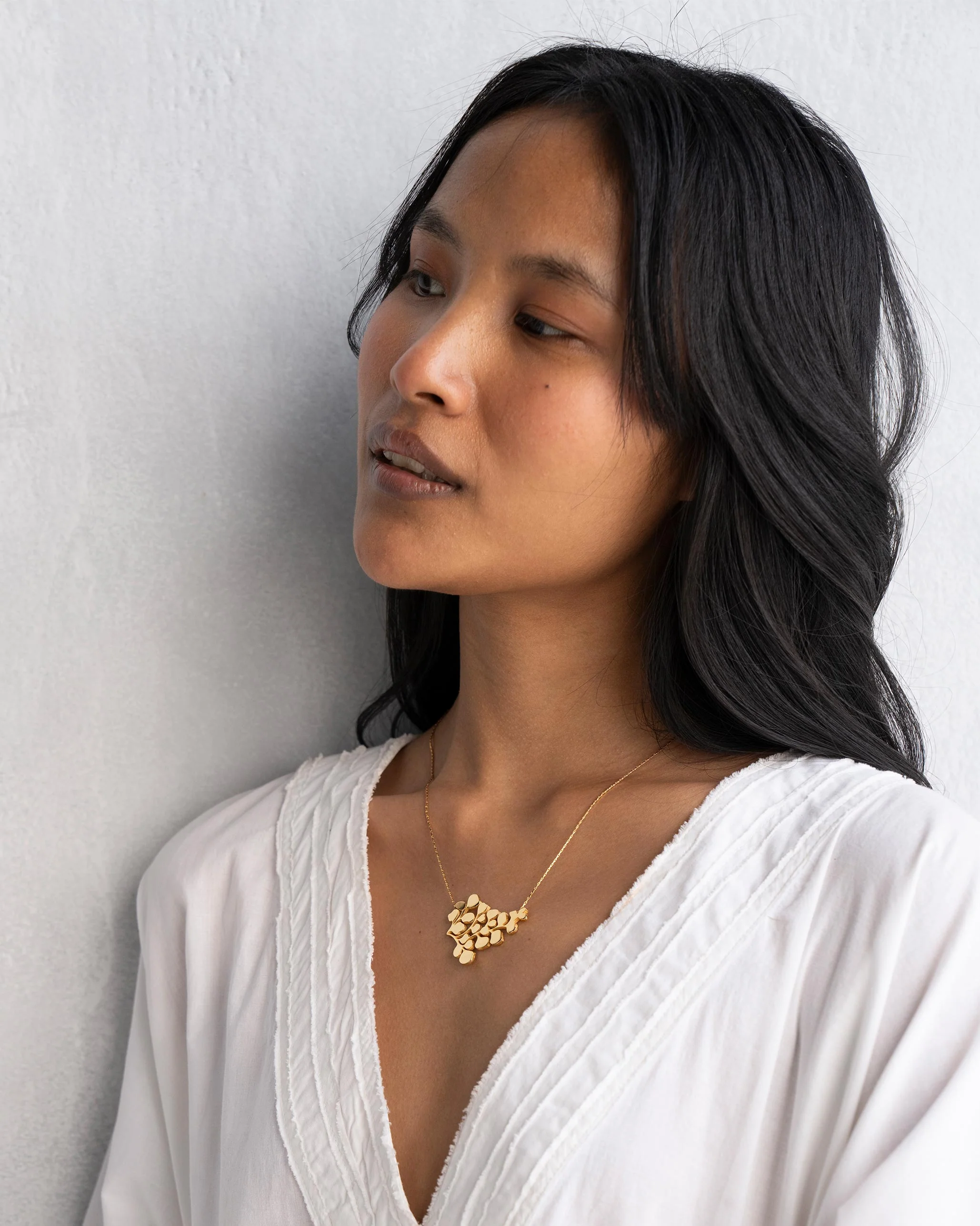 Fern Necklace - Gold - Image 2