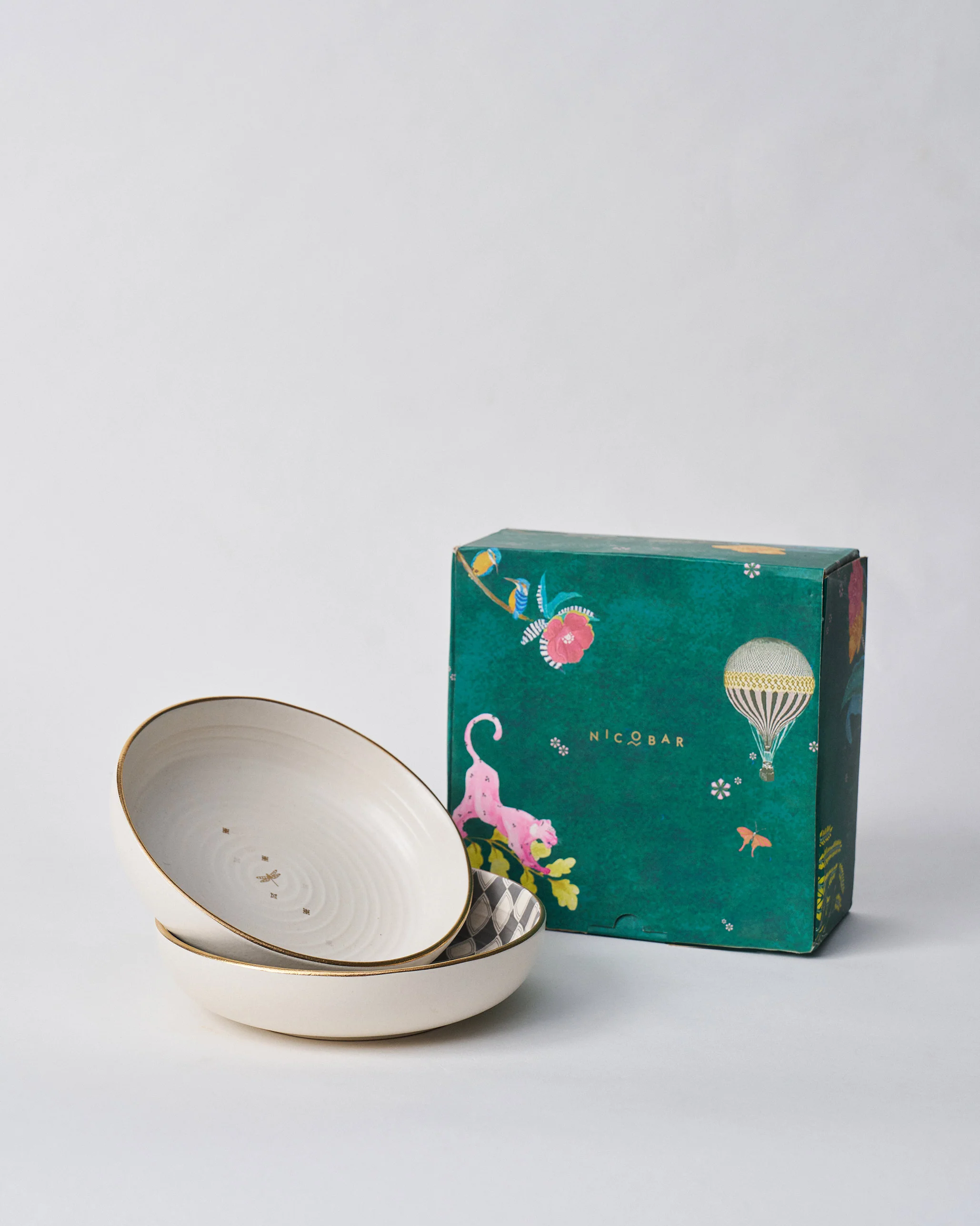 Fez Shallow Bowl (Set of 2) - Image 6