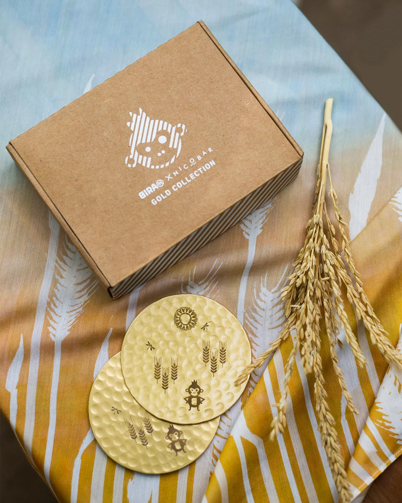 Field of Wheat Coasters (Set of 2) - Image 2