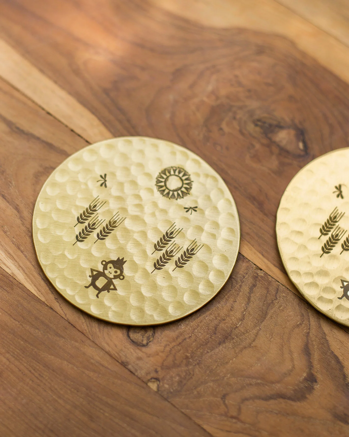 Field of Wheat Coasters (Set of 2) - Image 3