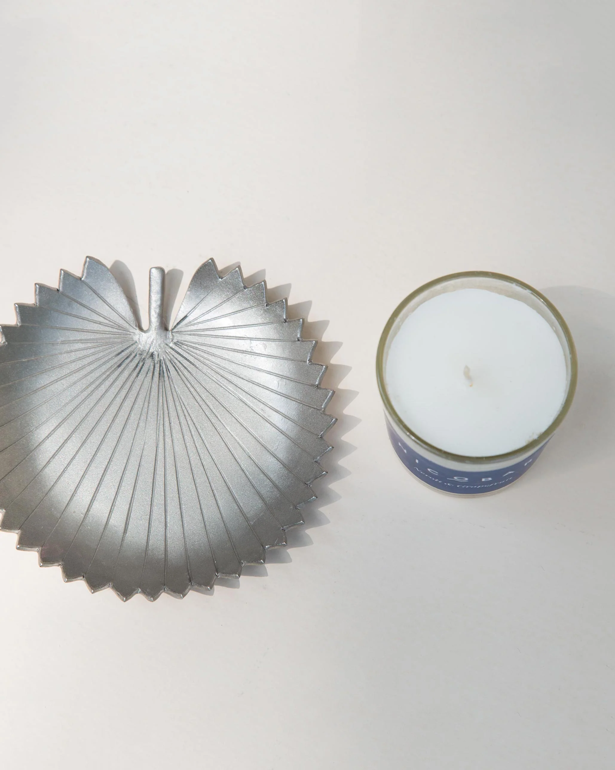 Fiji Fan Palm Leaf & Candle Set - Image 5