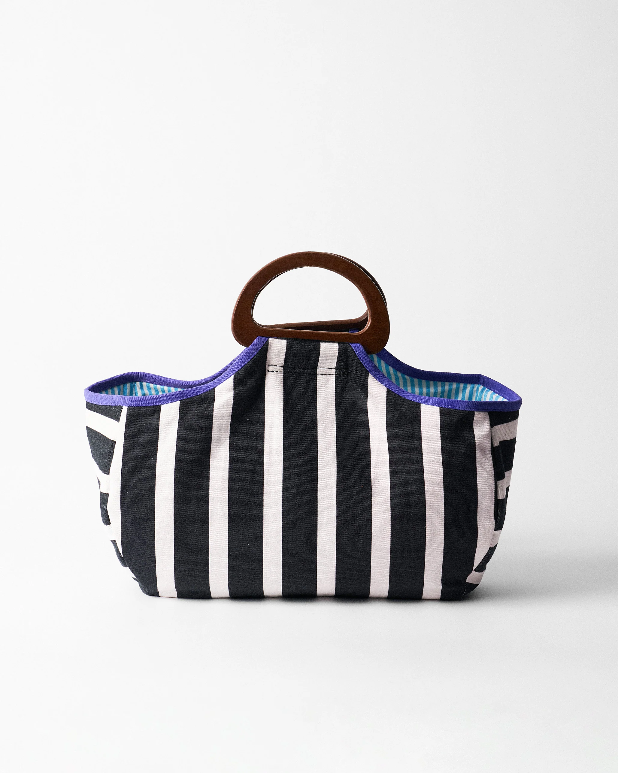 Fish Bowl Tote - Charcoal & Ivory - Image 3