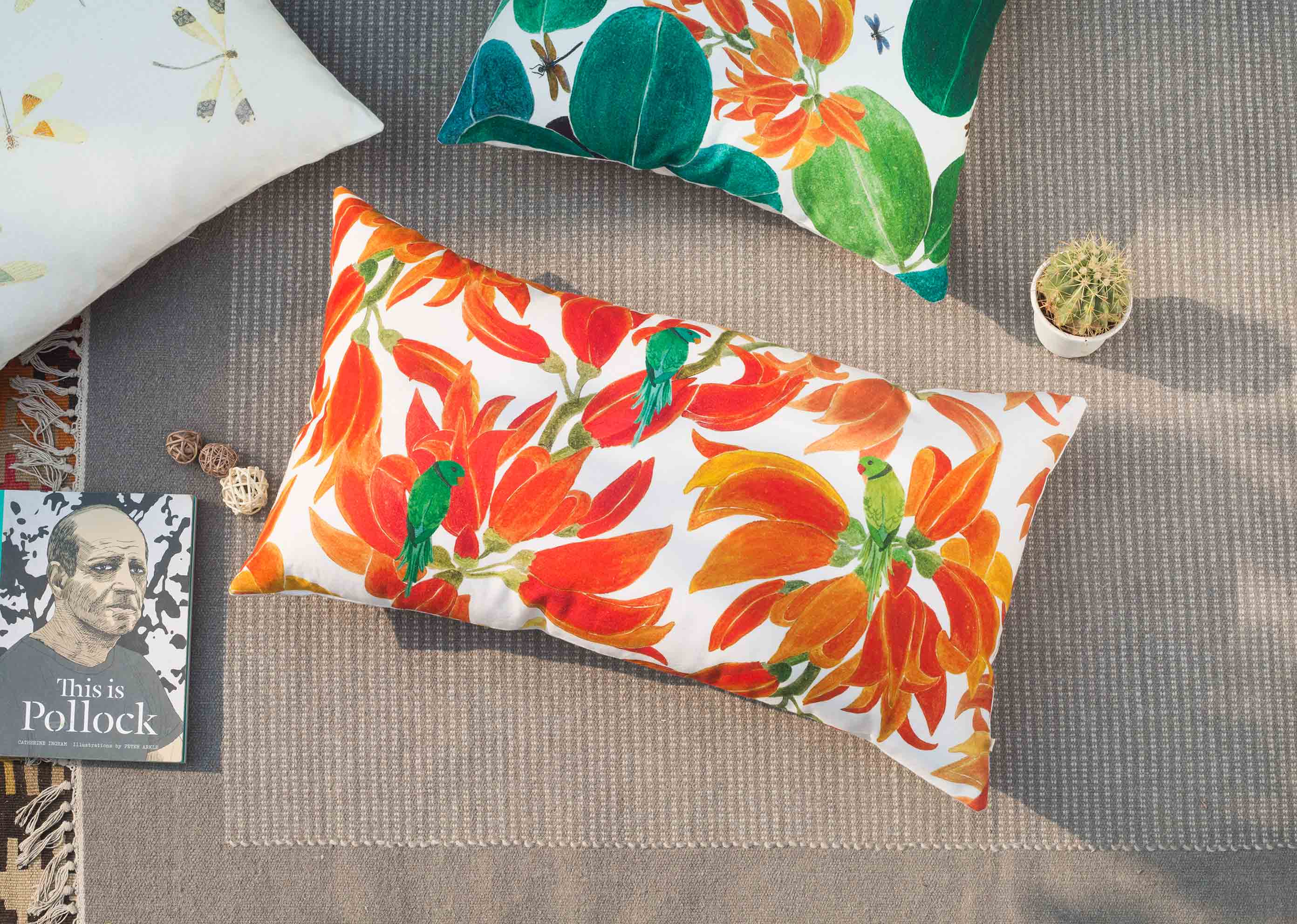 Flame of the Forest Cushion Cover - Image 3