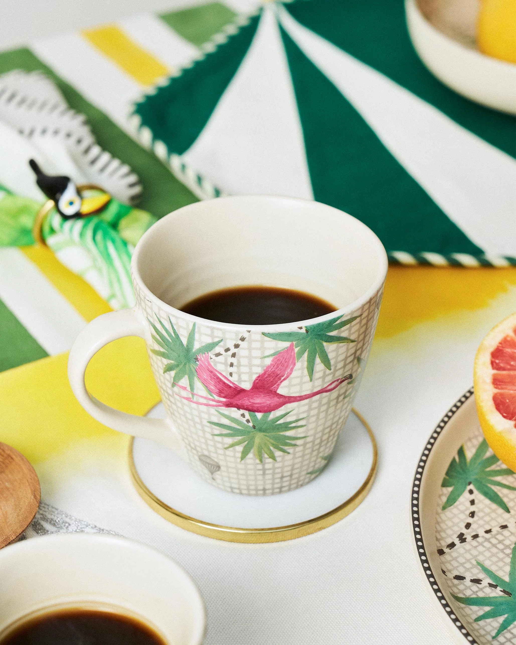 Flamingo Lush Conical Mug - Image 4