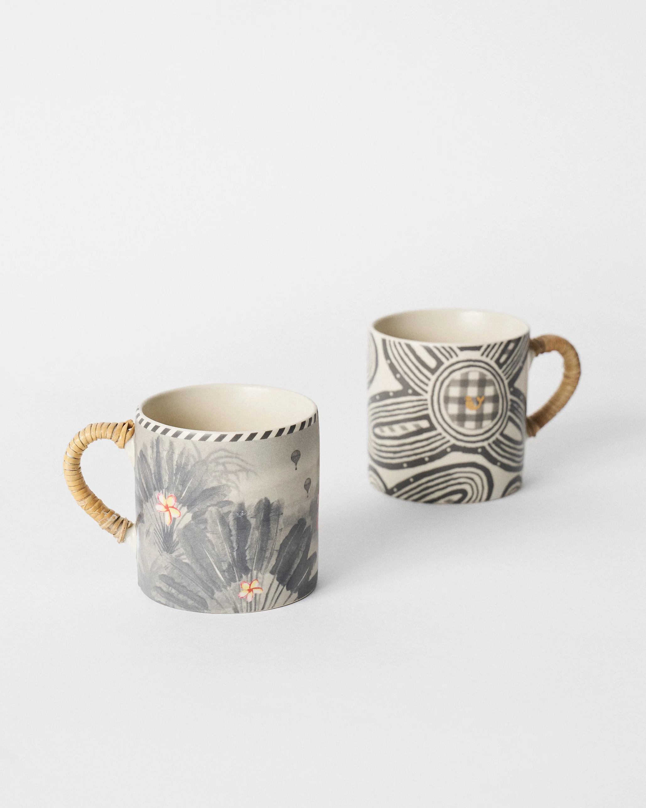 Flamingo Lush Straight Mug - Set of 2 - Image 2