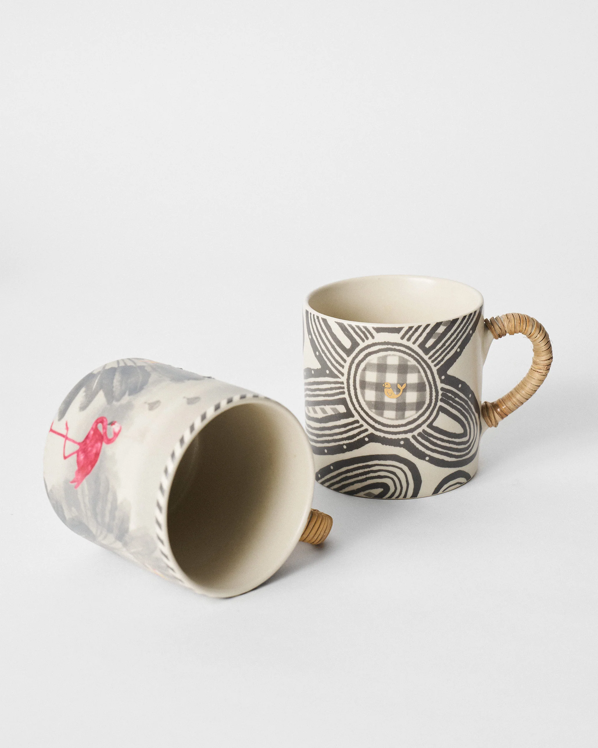 Flamingo Lush Straight Mug - Set of 2 - Image 6