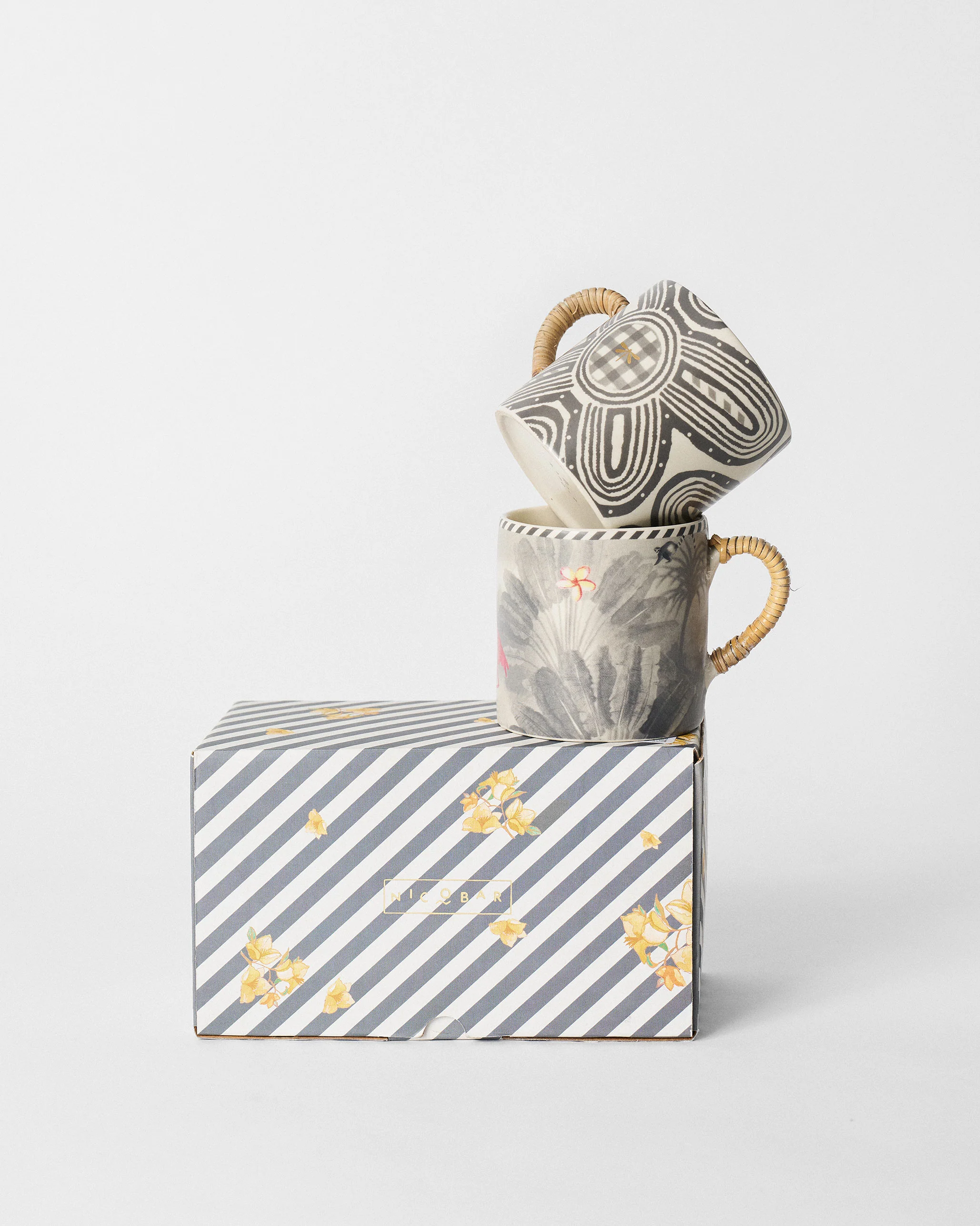 Flamingo Lush Straight Mug - Set of 2 - Image 7
