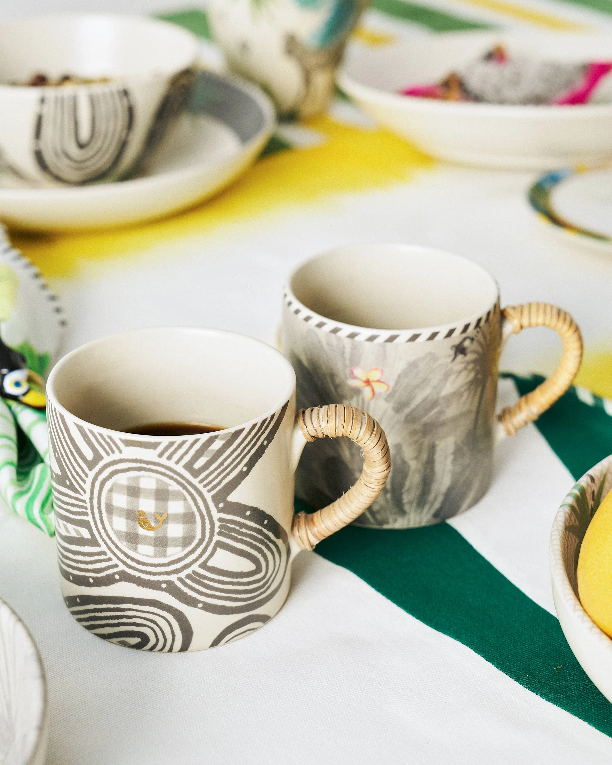 Flamingo Lush Straight Mug - Set of 2 - Image 8