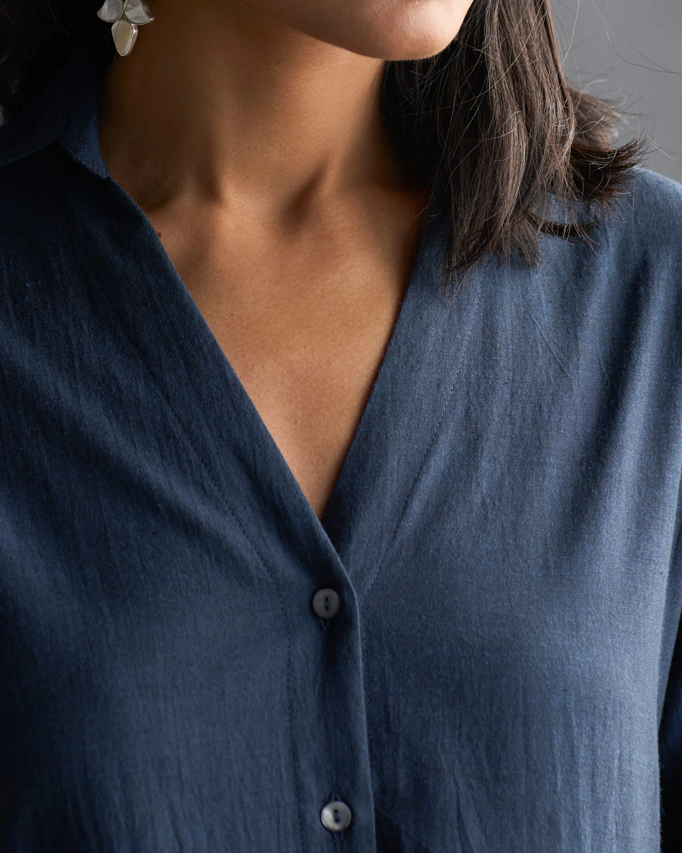 Flared Kurta - Blue - Image 4