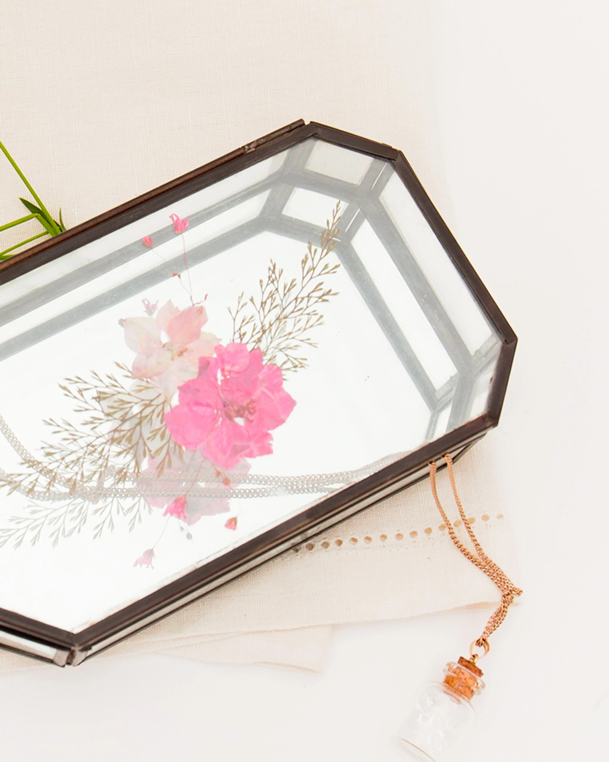 Fleur Jewellery Box - Pink - Image 2