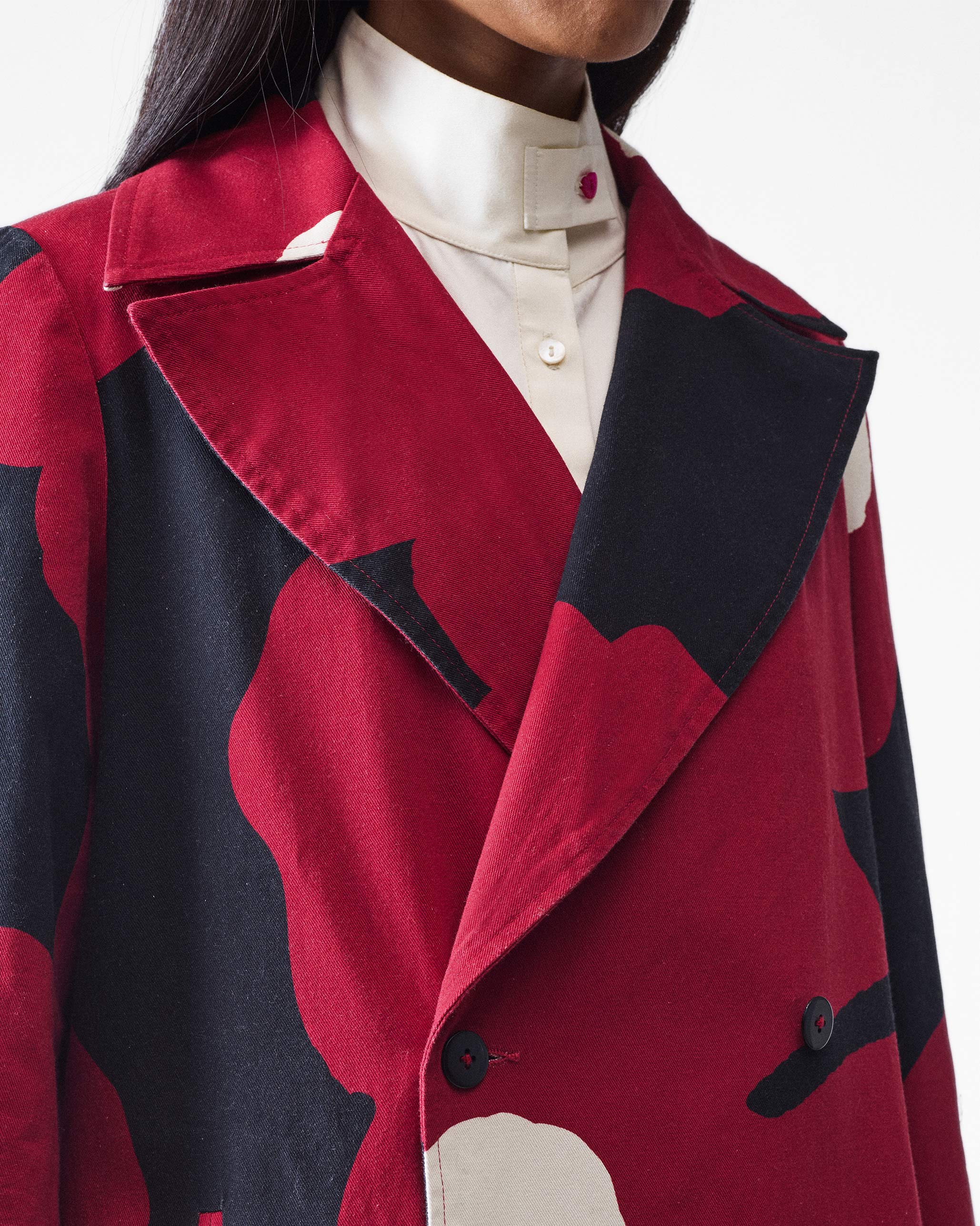 Flourish Jacket - Red & Black - Image 4