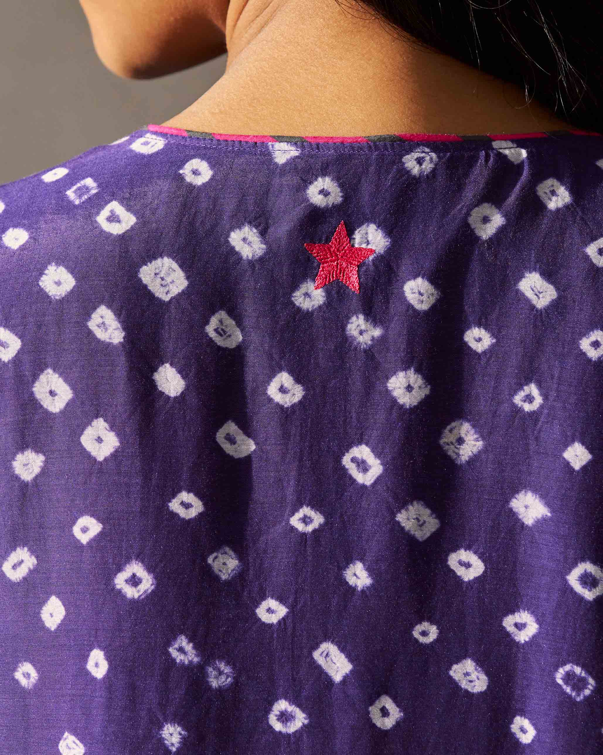 Flow Gusset Dress - Purple - Image 2