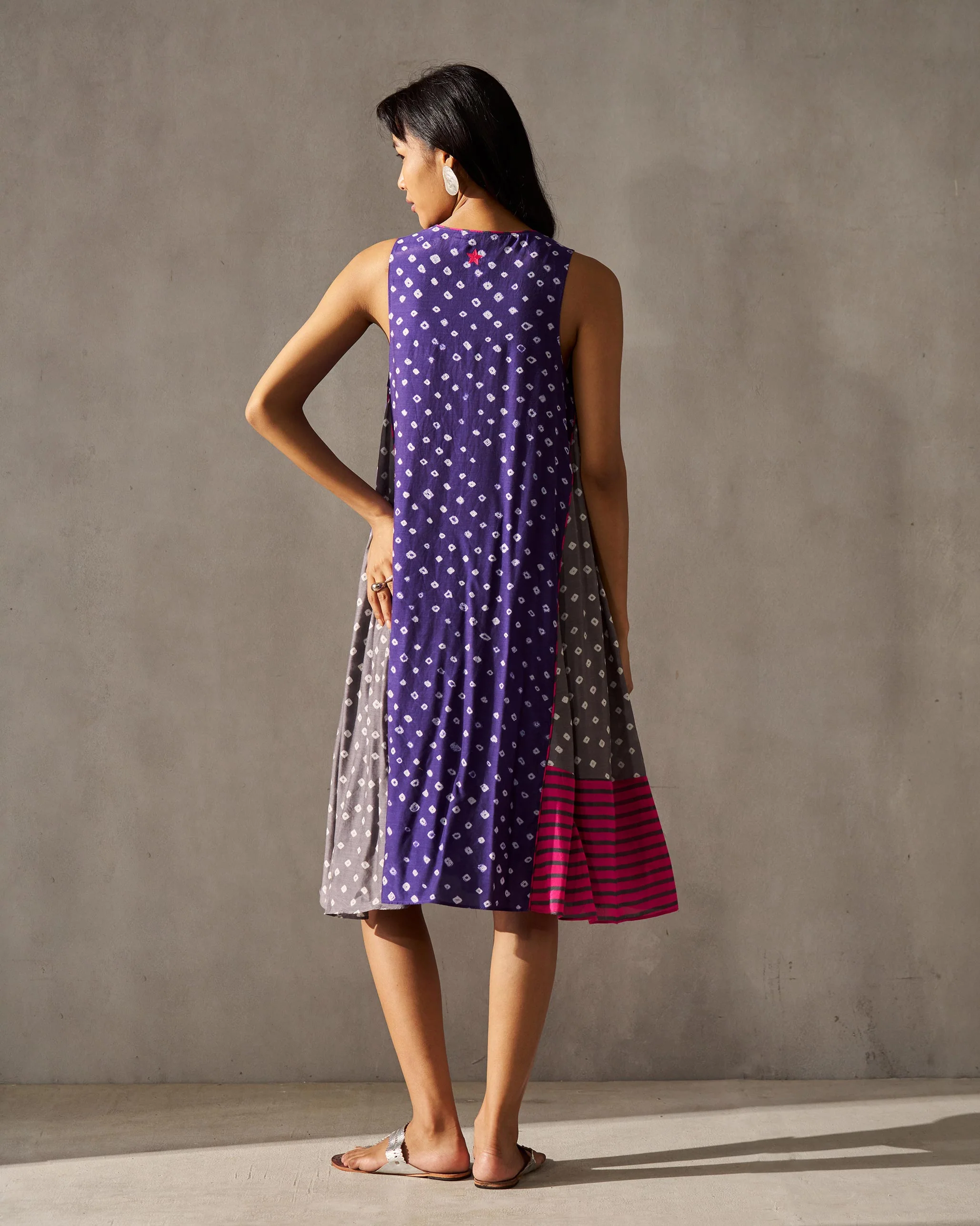 Flow Gusset Dress - Purple - Image 5