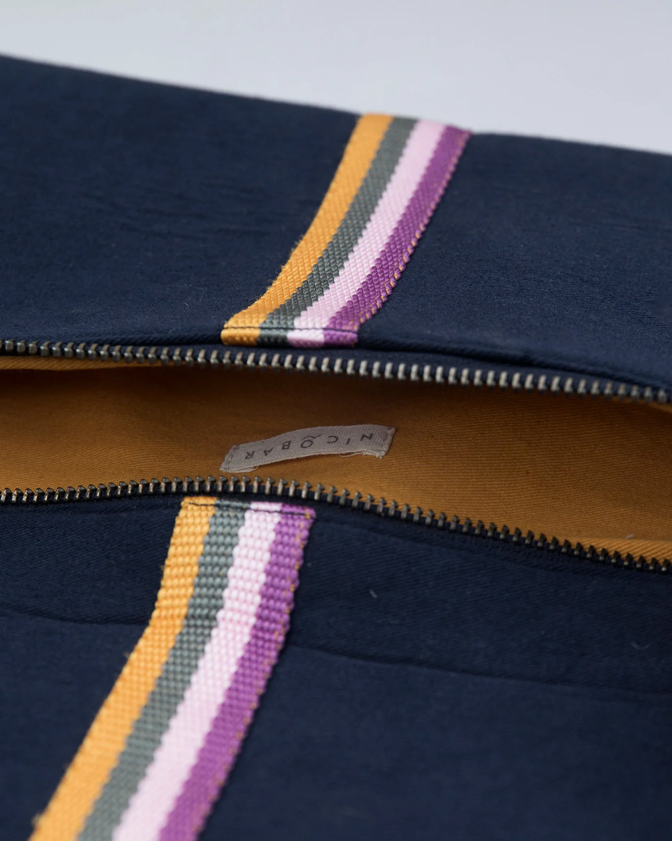 Fold Over Clutch - Navy - Image 5