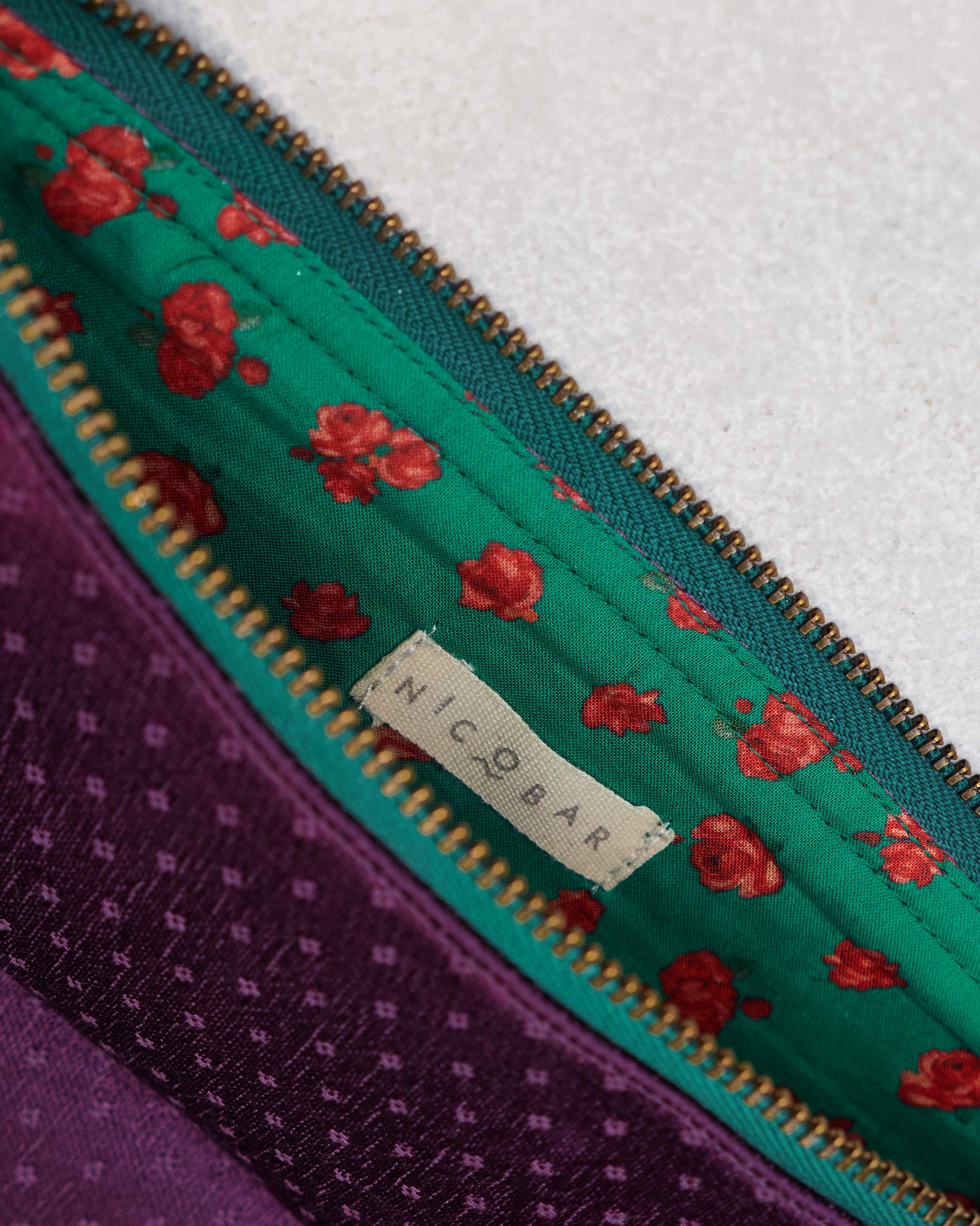 Fold Over Clutch - Purple - Image 4