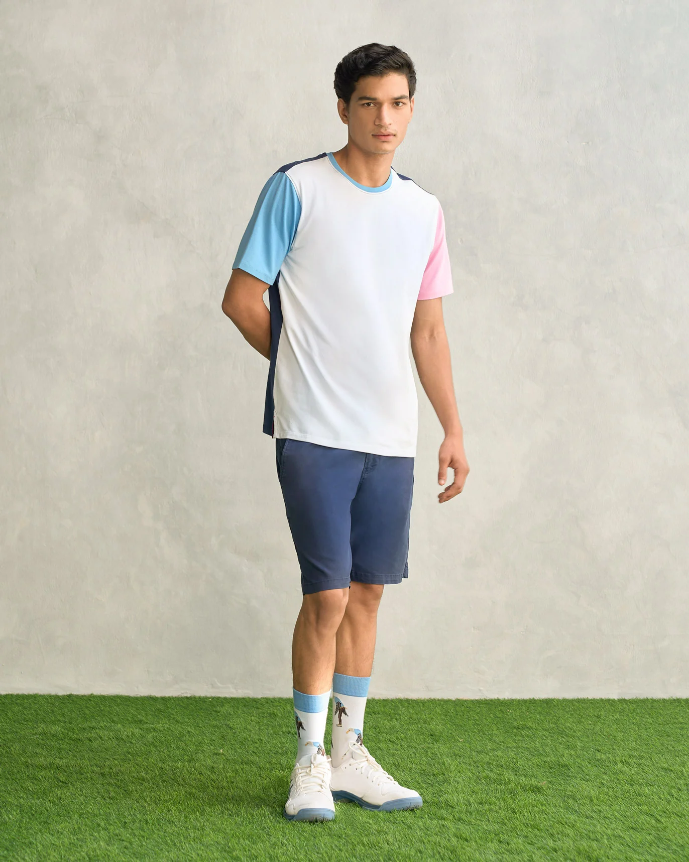 Fox Crew Neck T-shirt - Multi - Image 6