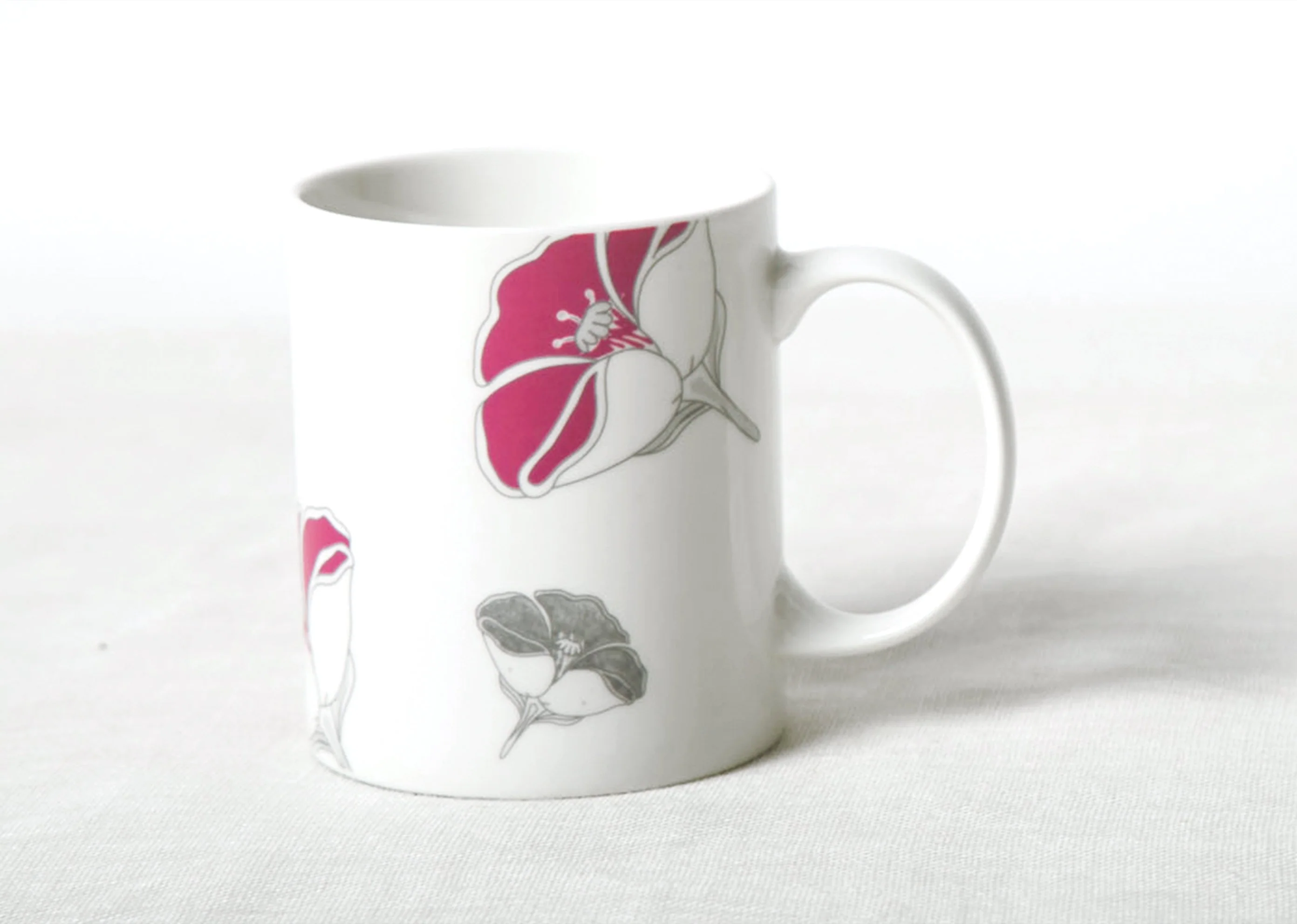 Frangi Flower Mug - Fuchsia - Image 3