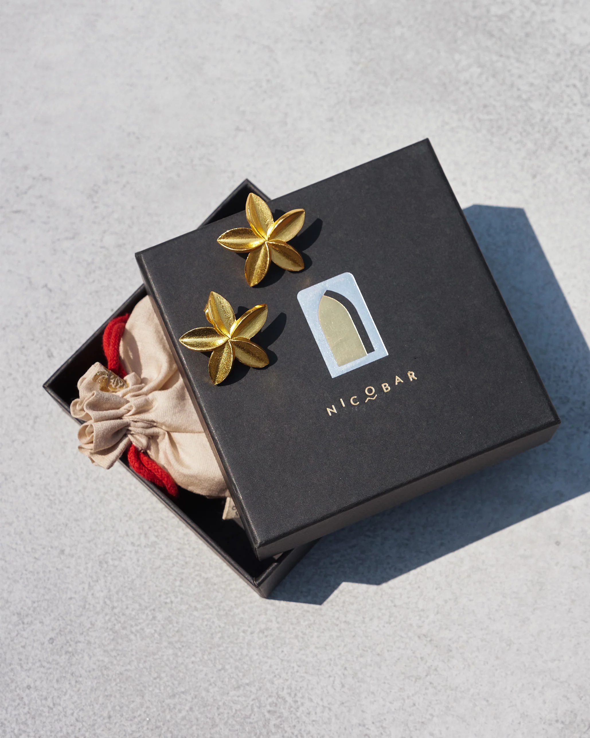 Frangi Studs - Gold - Image 2
