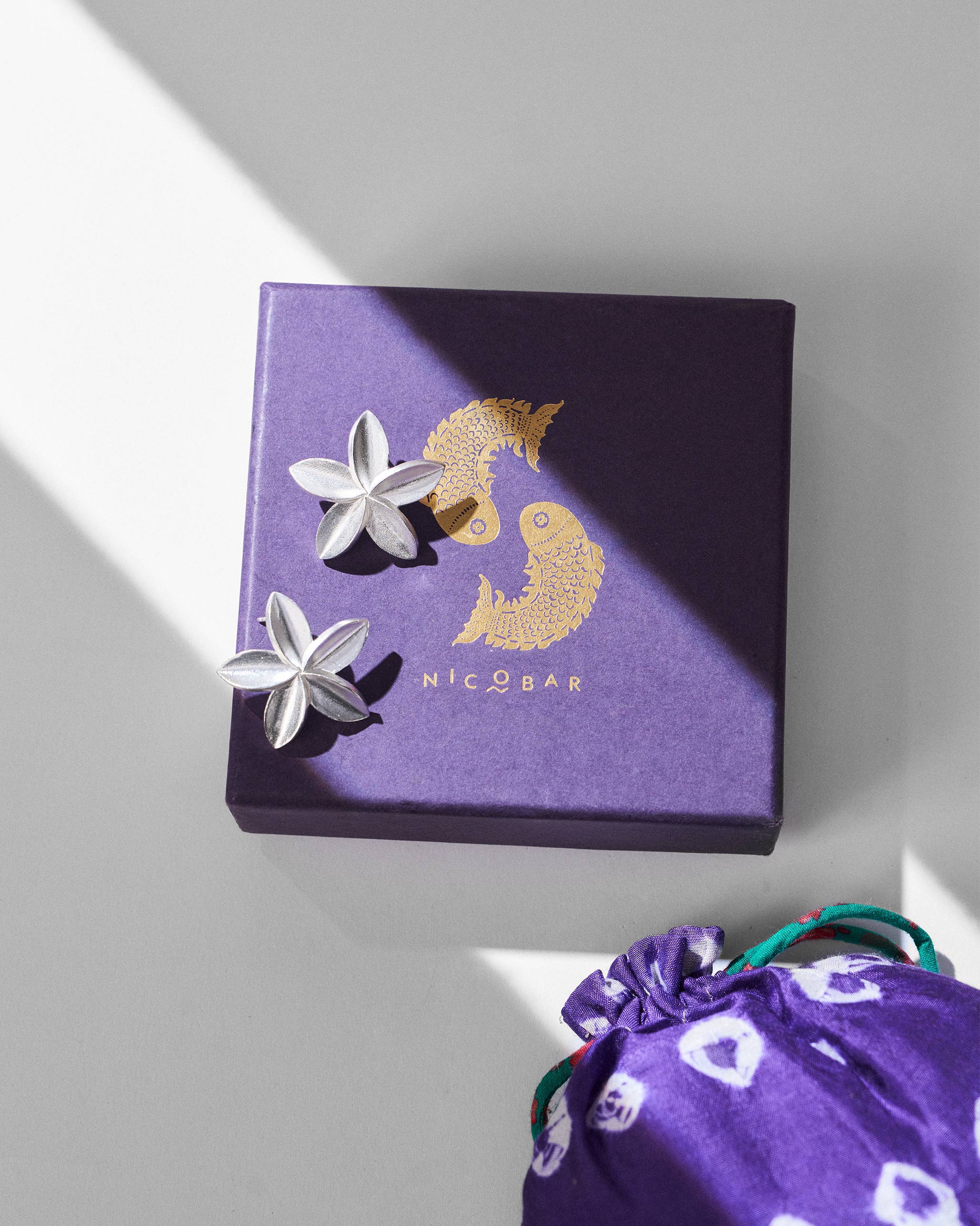 Frangi Studs - Silver - Image 4