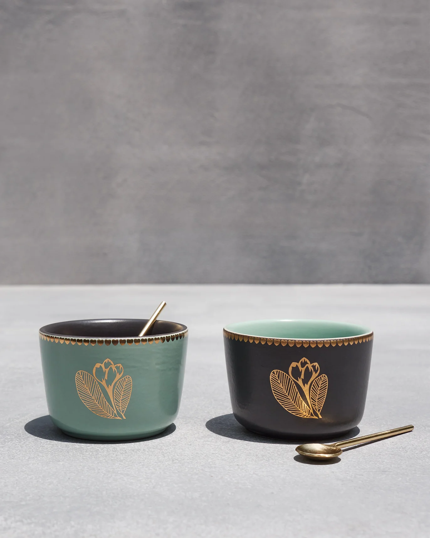 Frangipani Bowls with Spoons (Set of 2) - Image 2