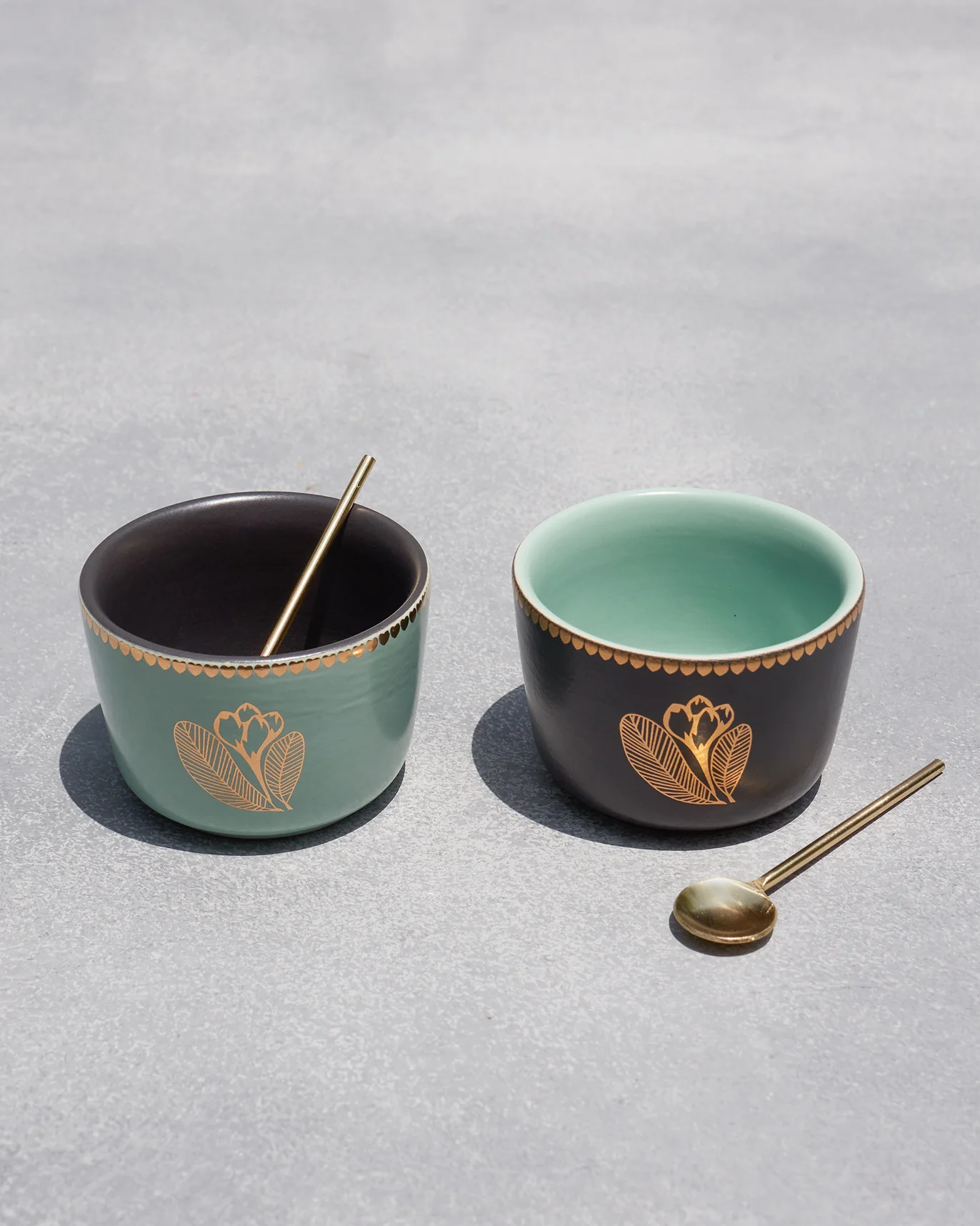 Frangipani Bowls with Spoons (Set of 2) - Image 3