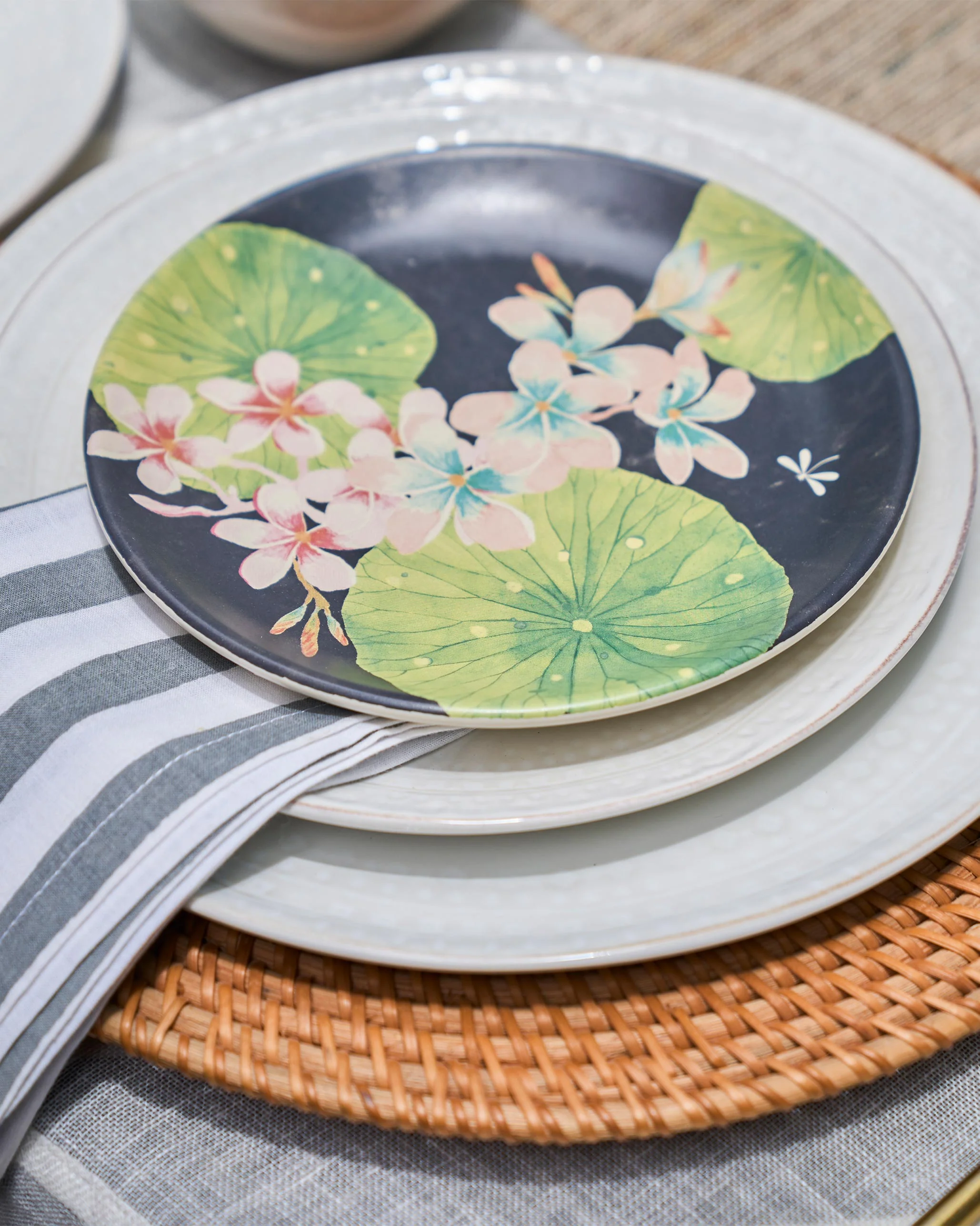 Frangipani Quarter Plates (Set of 2) - Image 4