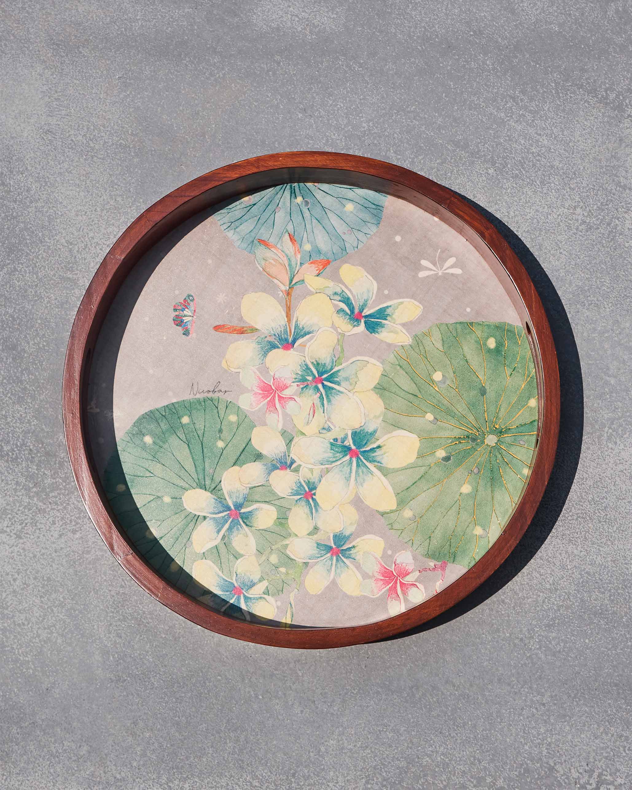 Frangipani Round Tray - Image 5