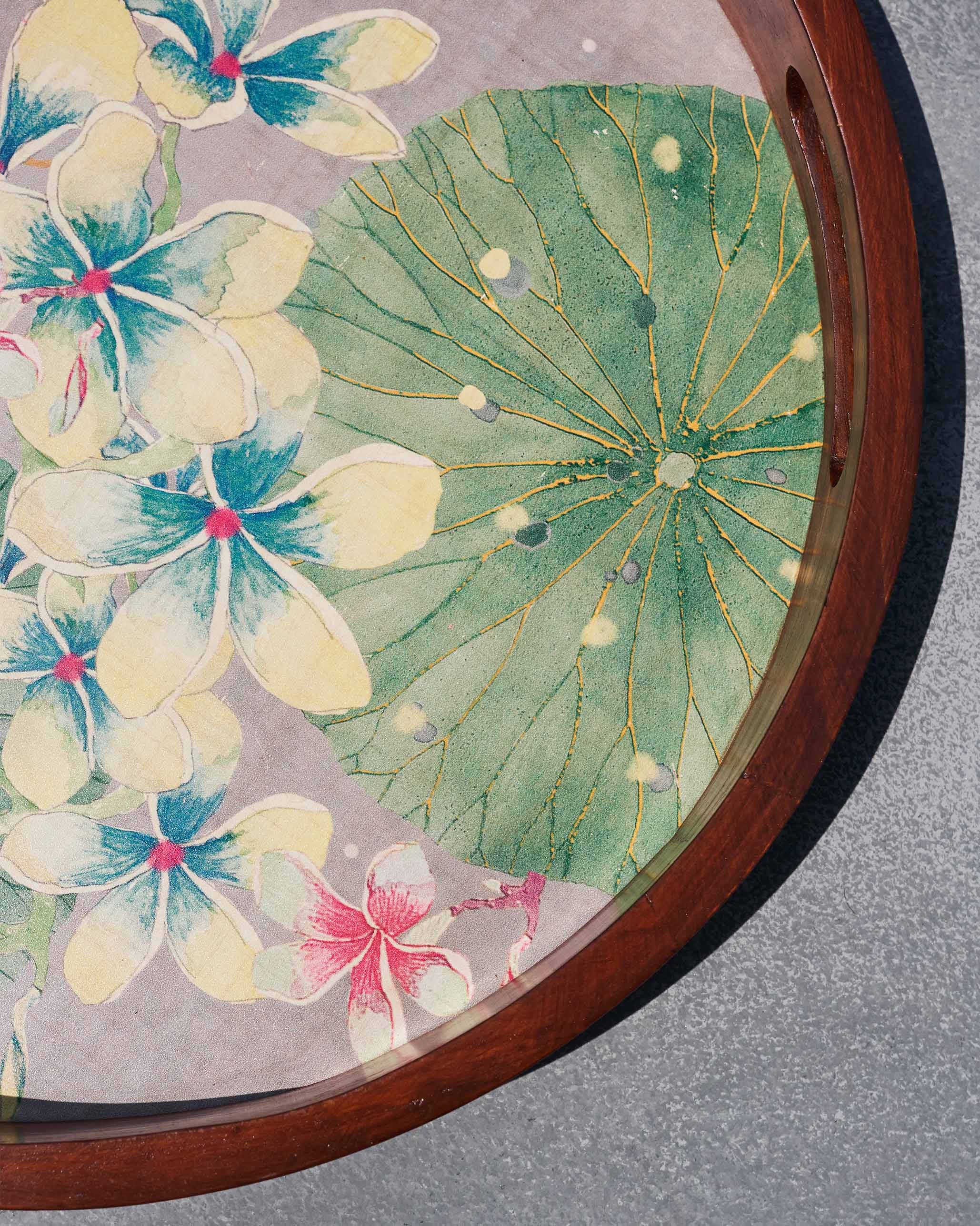 Frangipani Round Tray - Image 6