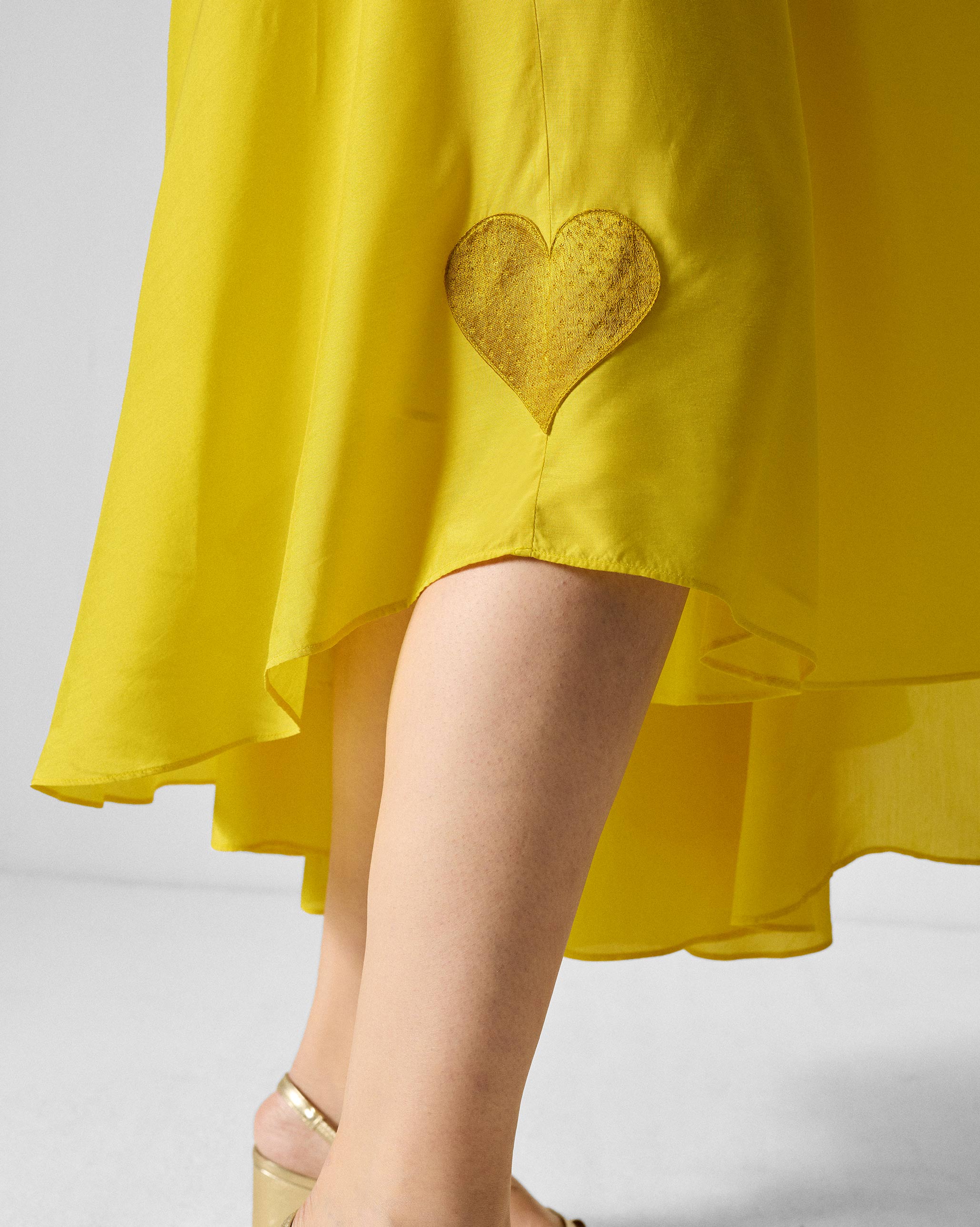Frieda Back Gusset Dress - Chartreuse - Image 5