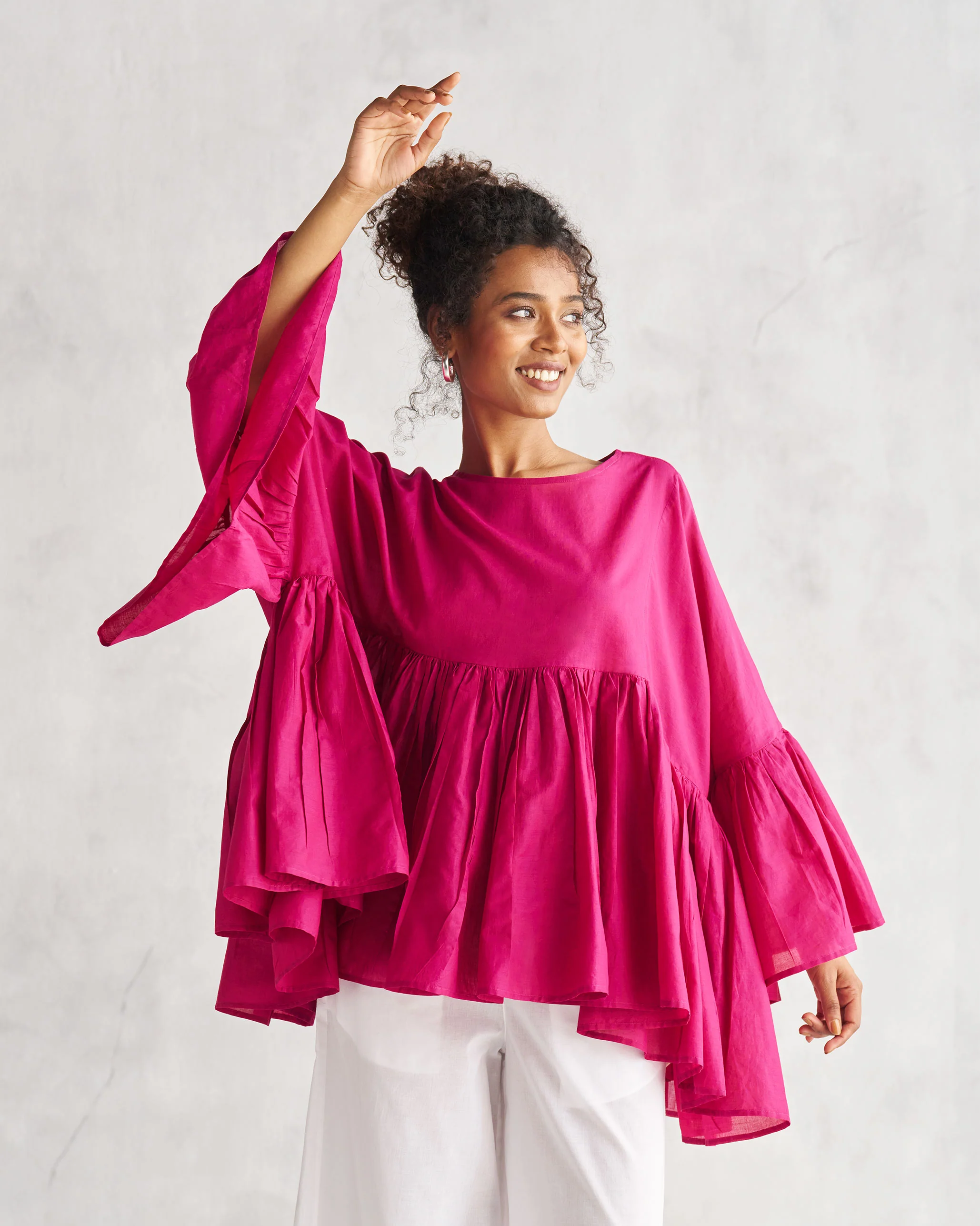 Frill Top - Berry - Image 2