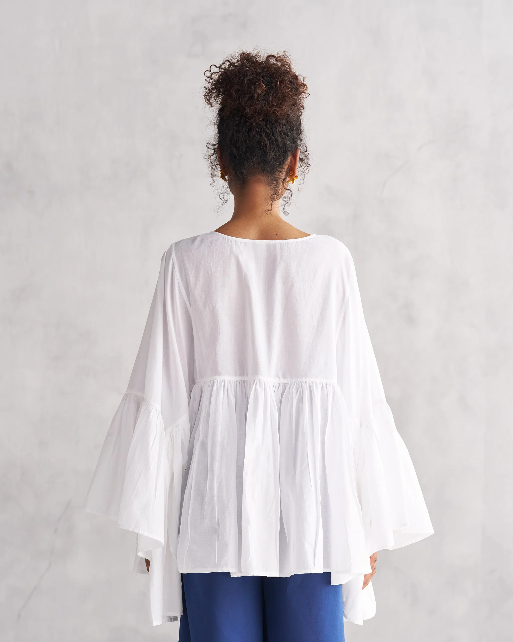 Frill Top - White - Image 3