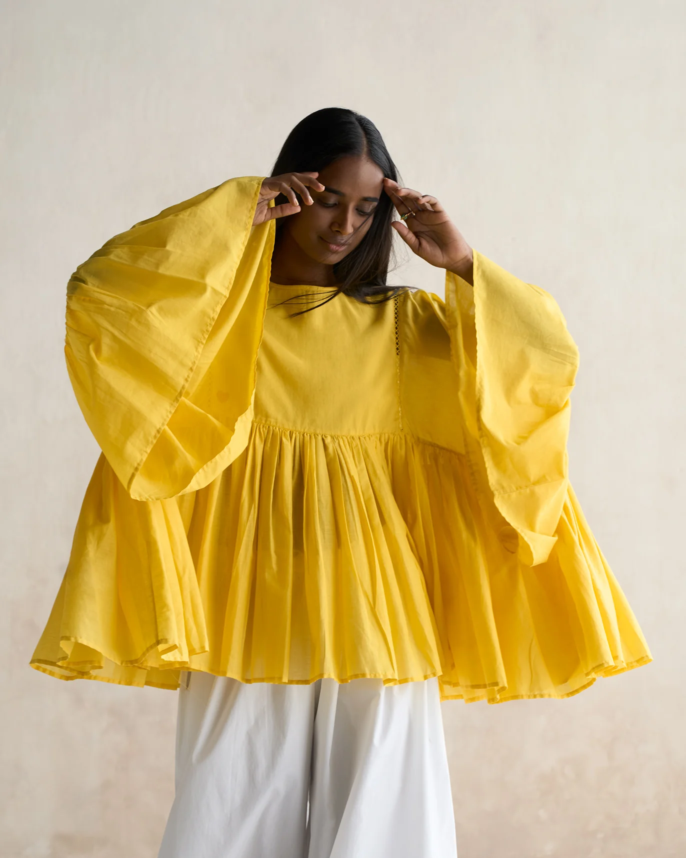 Frill Top - Yellow - Image 5