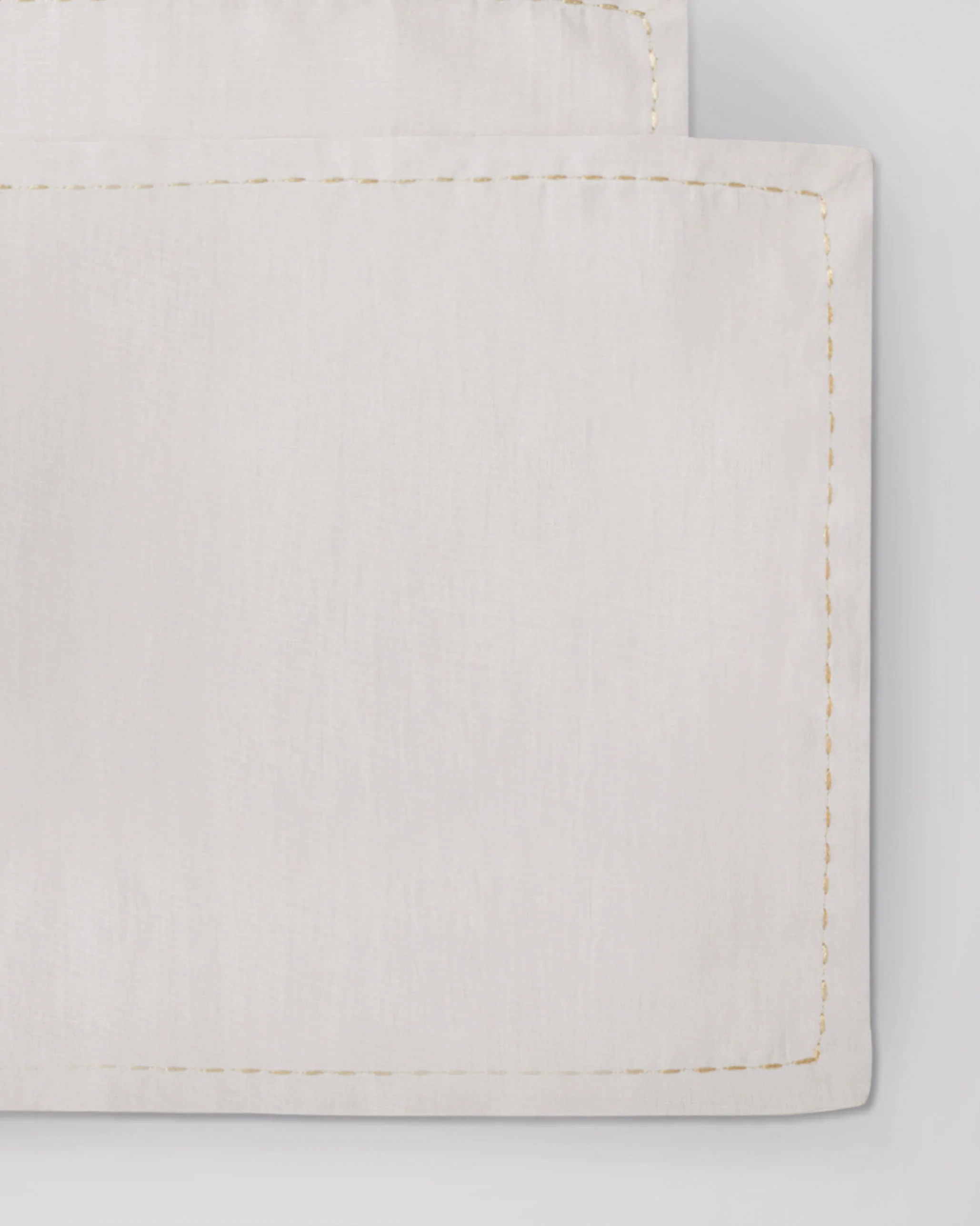 Fukuro Placemat (Set of 2) - Light Grey & Gold - Image 2