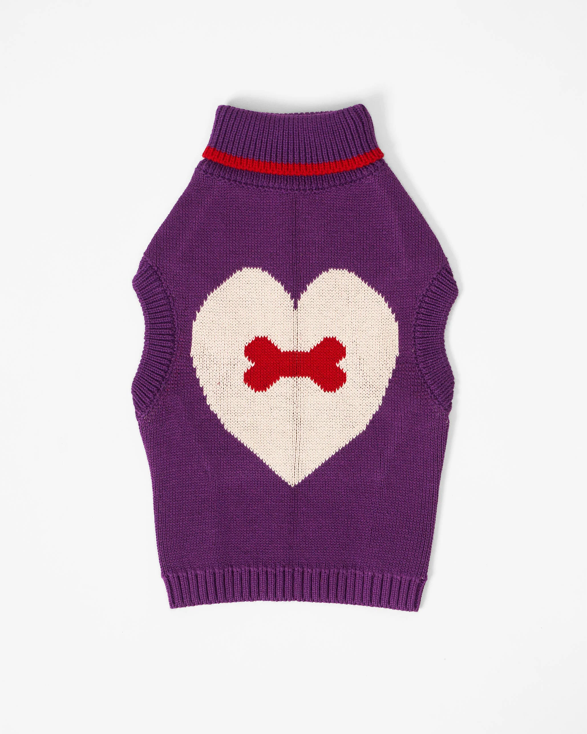 Fur-ever Dog Sweater - Purple - Image 2