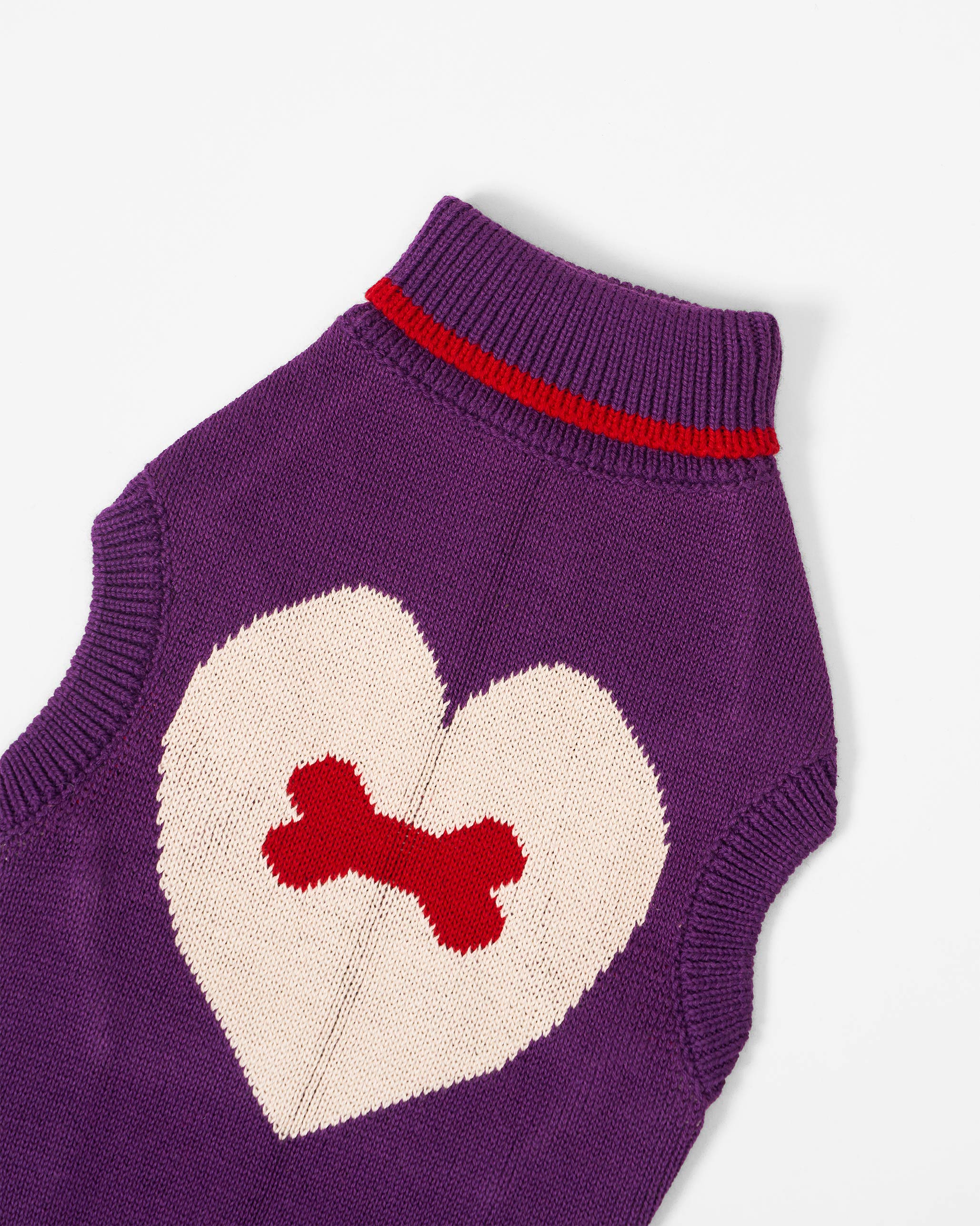 Fur-ever Dog Sweater - Purple - Image 3