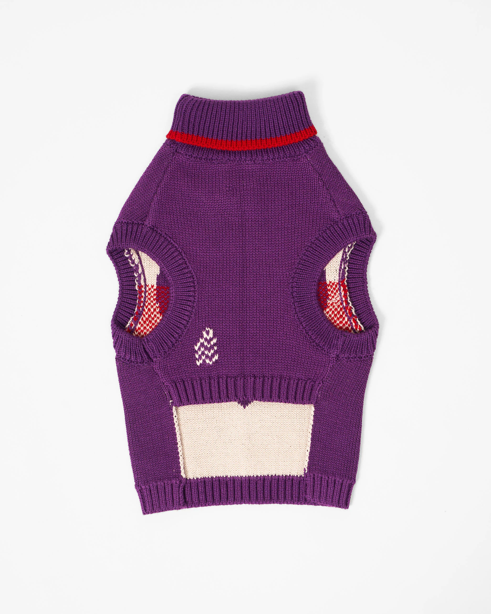 Fur-ever Dog Sweater - Purple - Image 4
