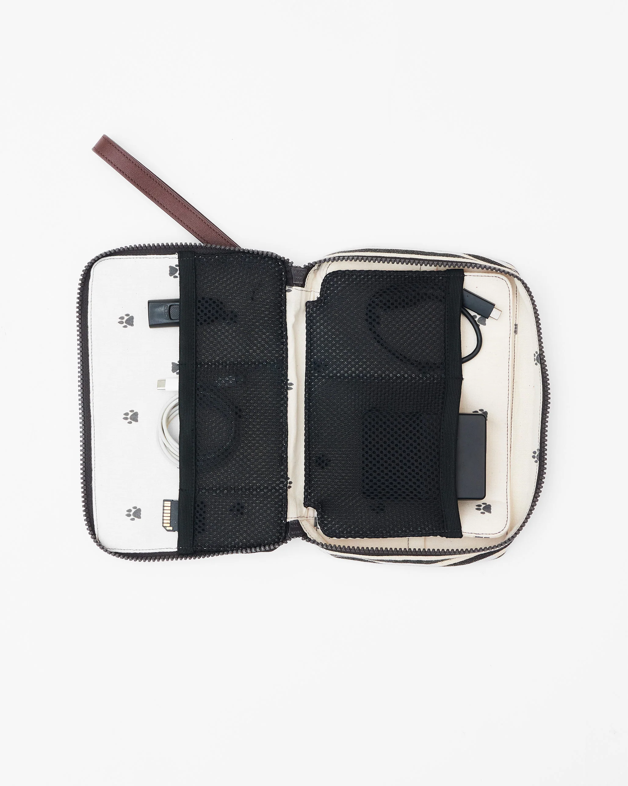 Gadget Pouch - Charcoal Stripes - Image 3