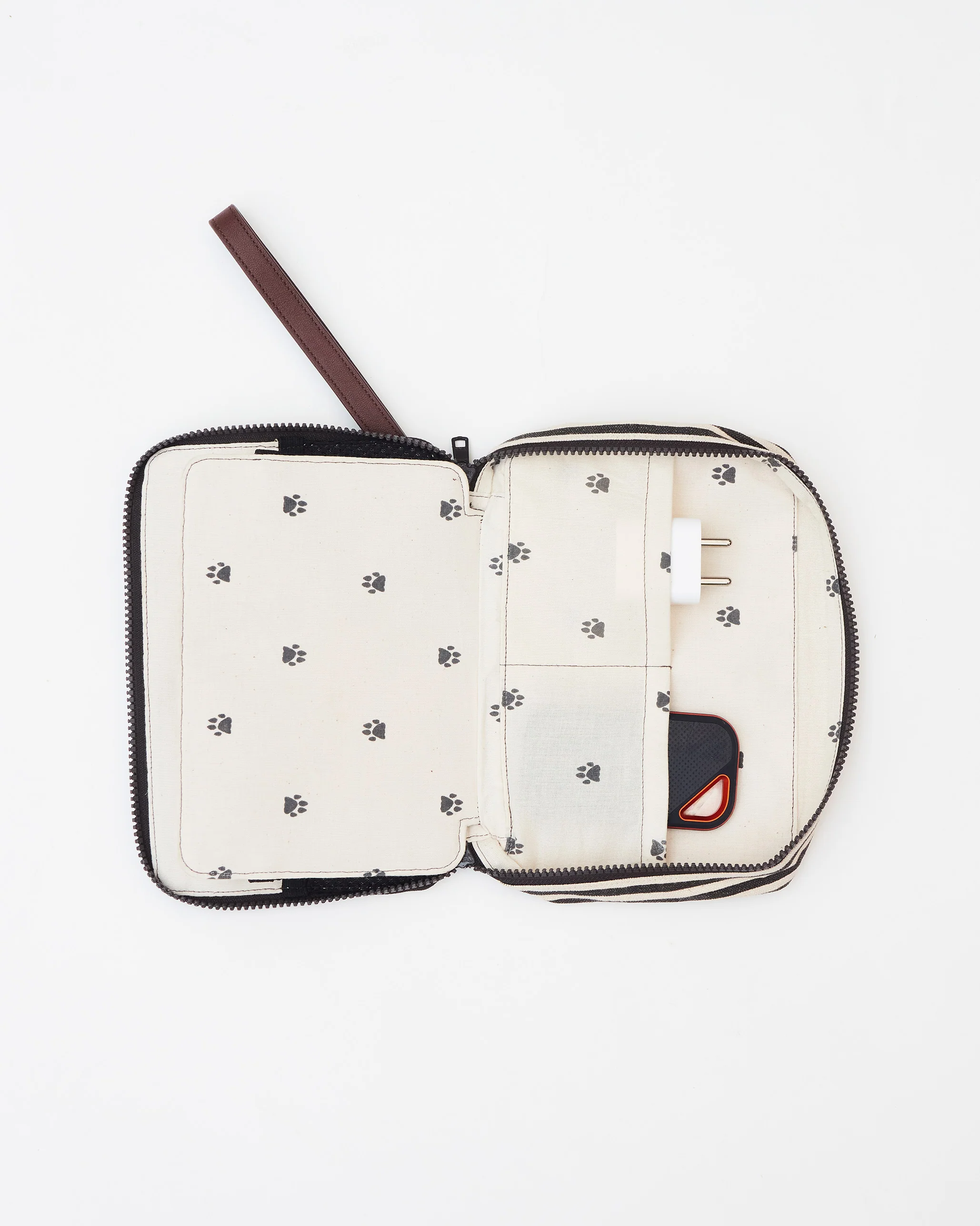 Gadget Pouch - Charcoal Stripes - Image 4