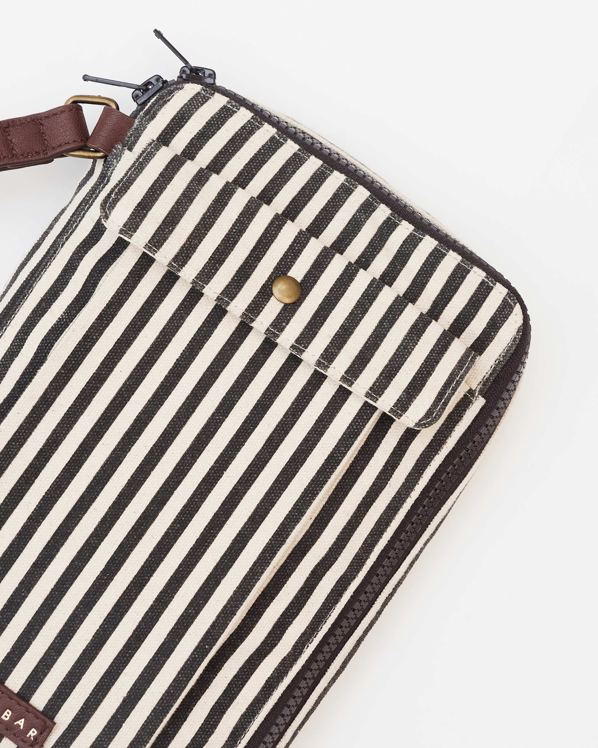 Gadget Pouch - Charcoal Stripes - Image 7