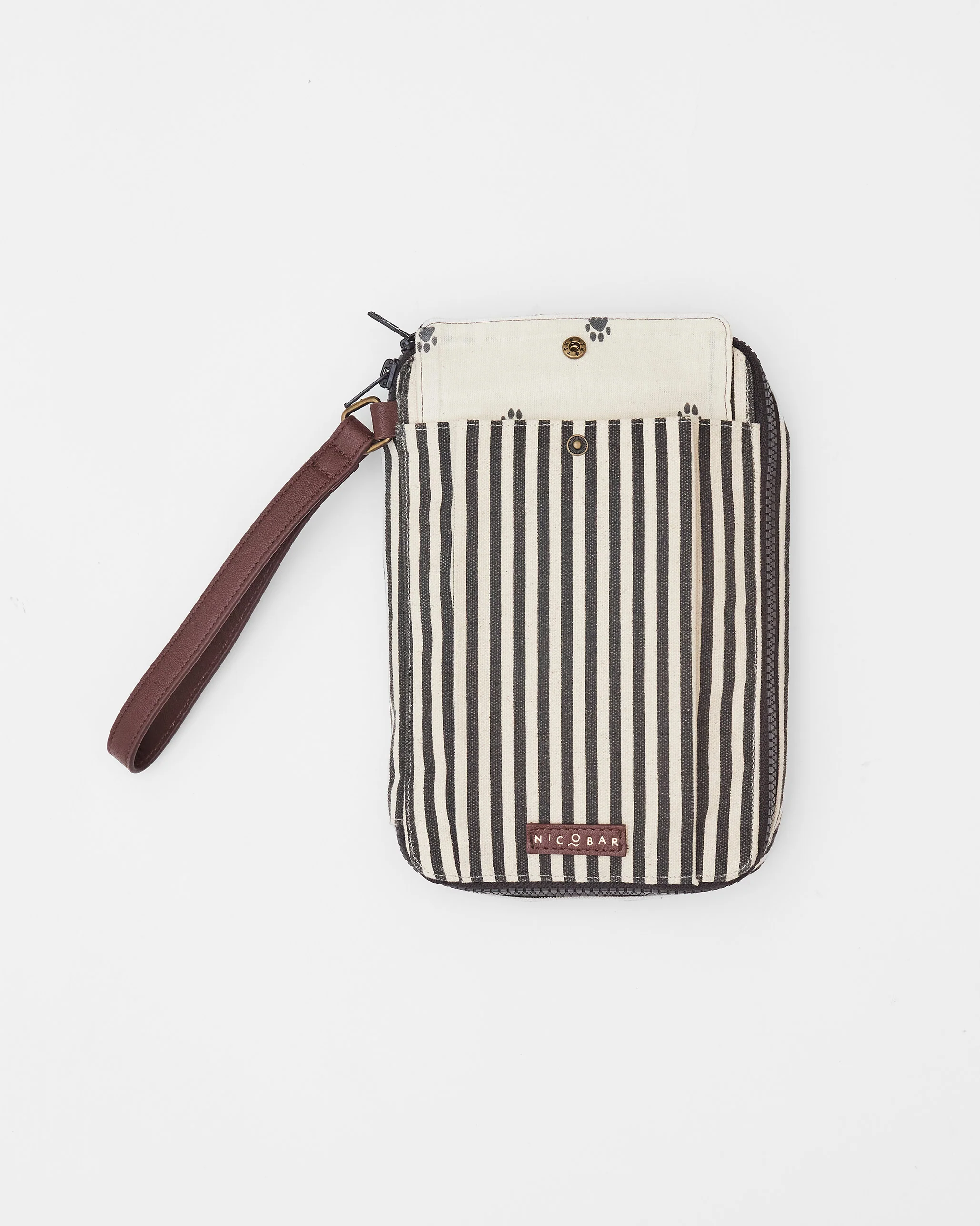 Gadget Pouch - Charcoal Stripes - Image 8