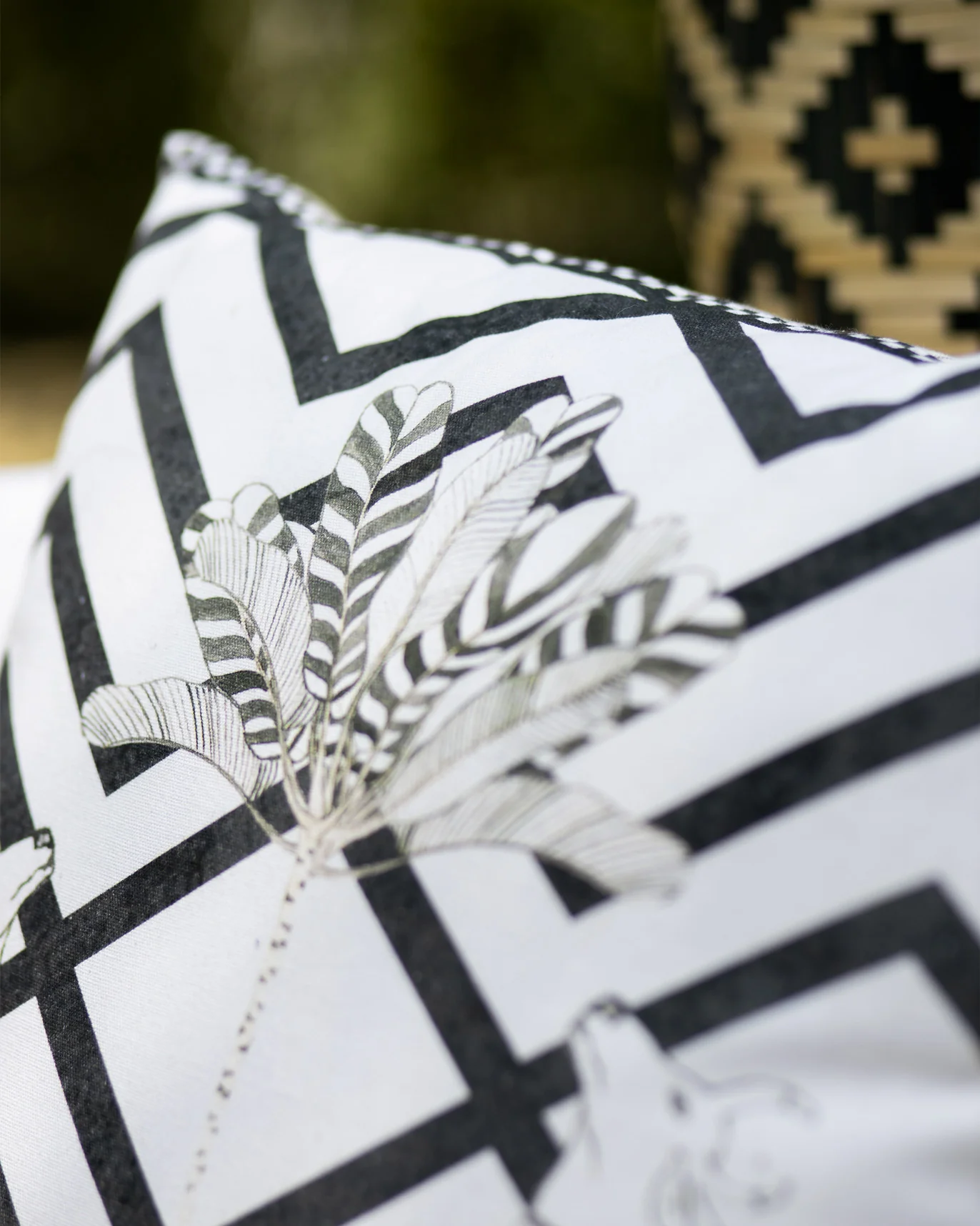 Gaiya Chevron Cushion Cover - Image 2