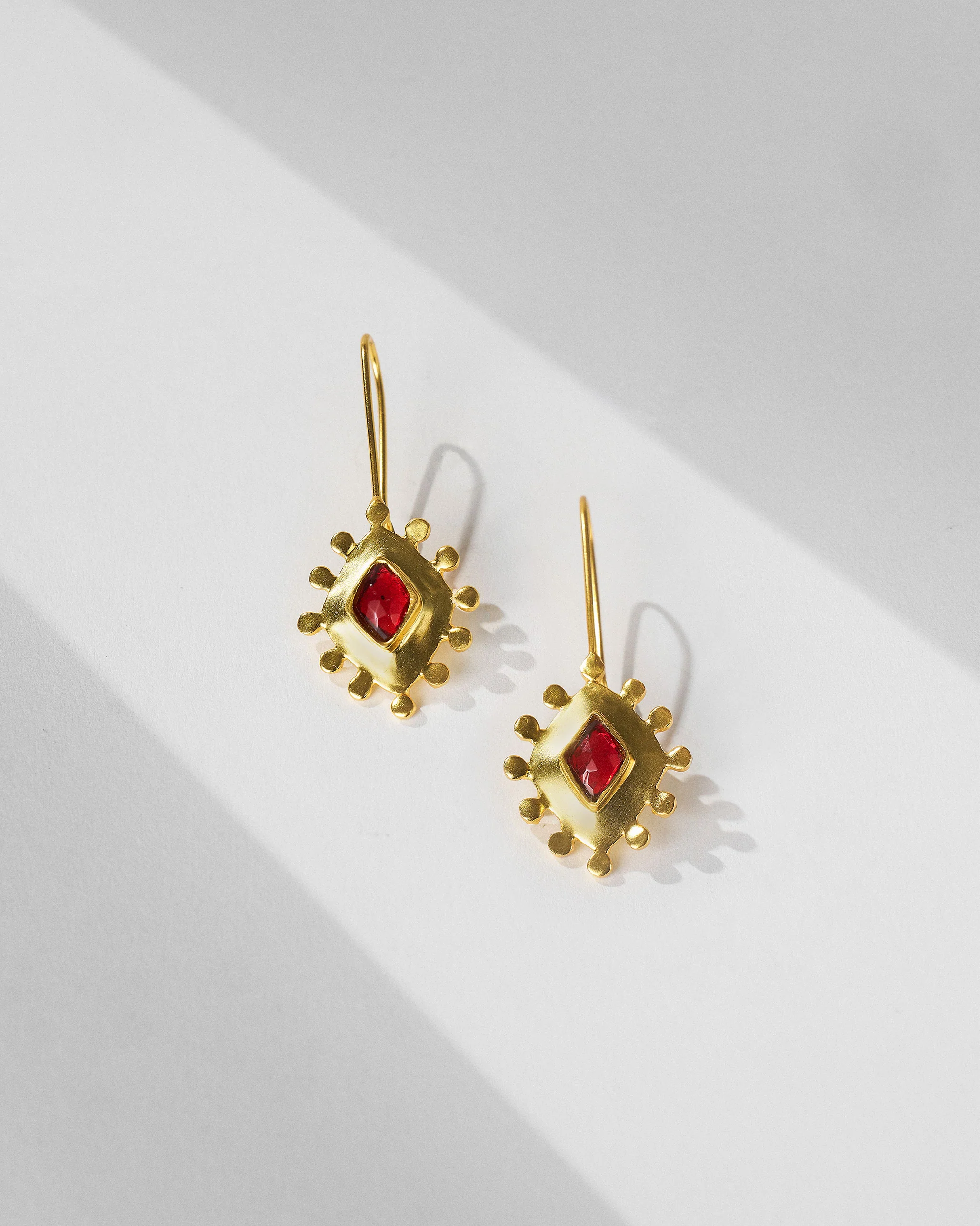 Garnet Barfi Drops - Gold - Image 2